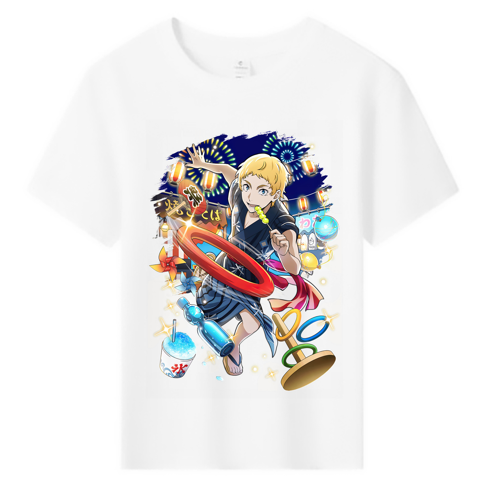 （画像用） 文豪ストレイドッグス Bungo Stray Dogs 綿100％キッズTシャツ（フロントプリント）