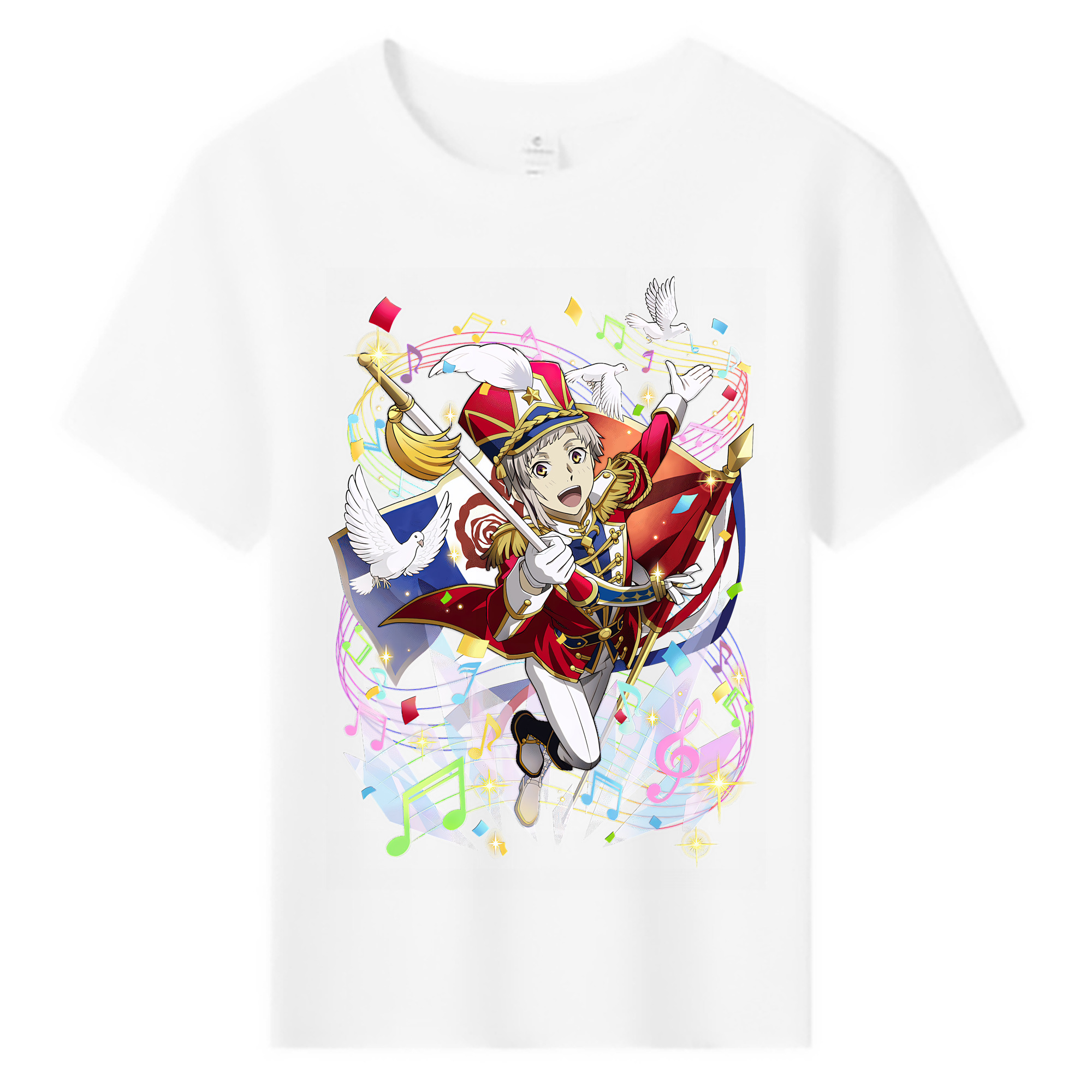 （画像用） 文豪ストレイドッグス Bungo Stray Dogs 綿100％キッズTシャツ（フロントプリント）