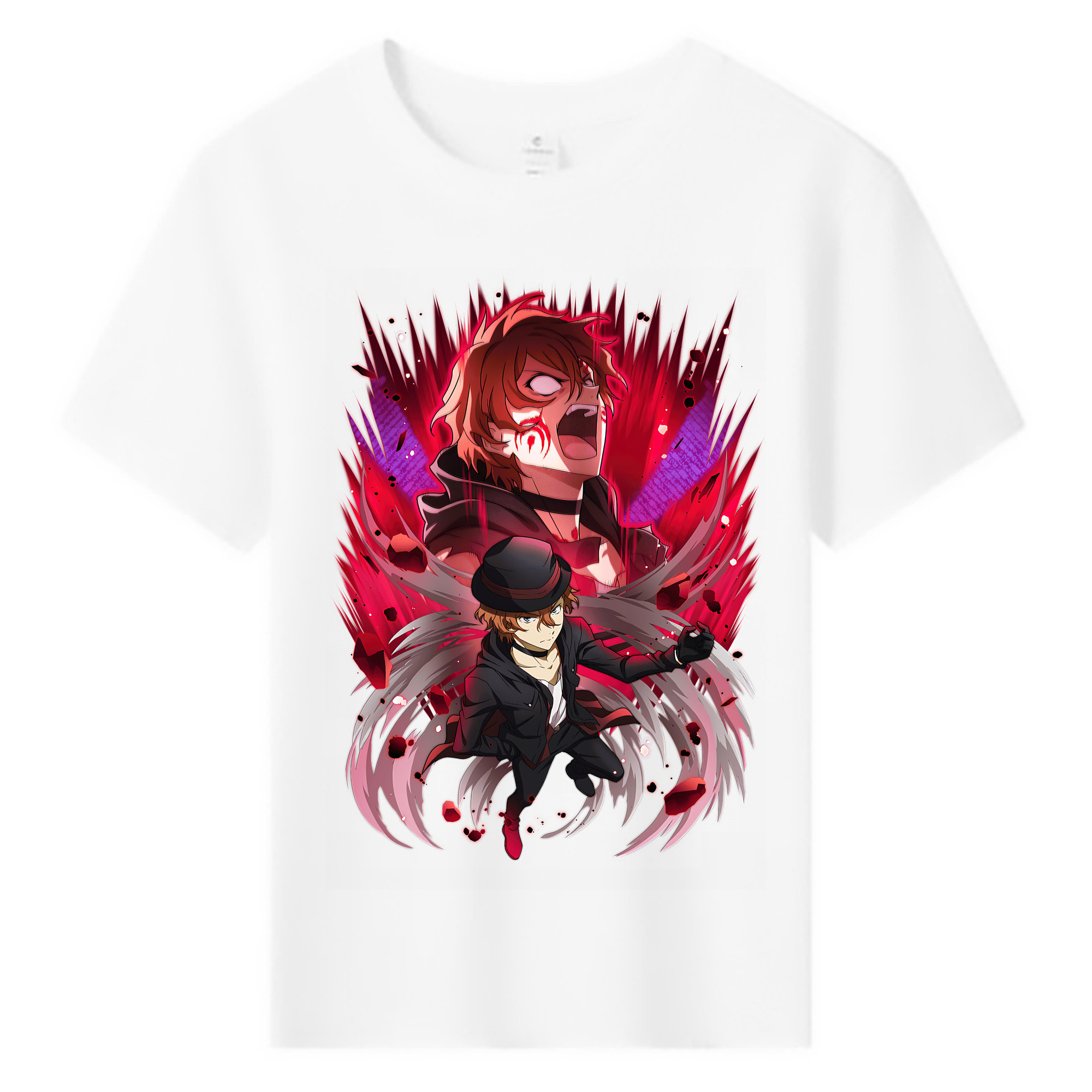 （画像用） 文豪ストレイドッグス Bungo Stray Dogs 綿100％キッズTシャツ（フロントプリント）