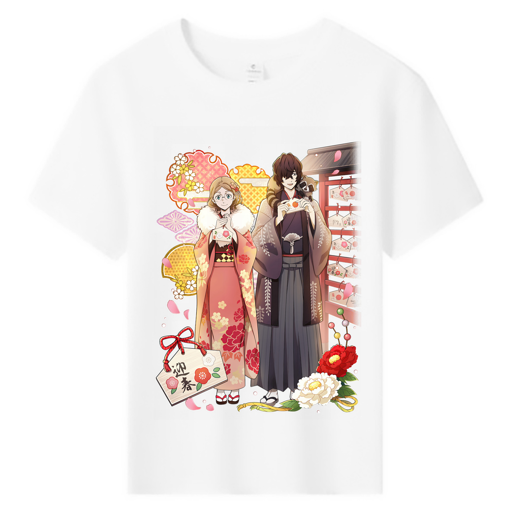 （画像用） 文豪ストレイドッグス Bungo Stray Dogs 綿100％キッズTシャツ（フロントプリント）