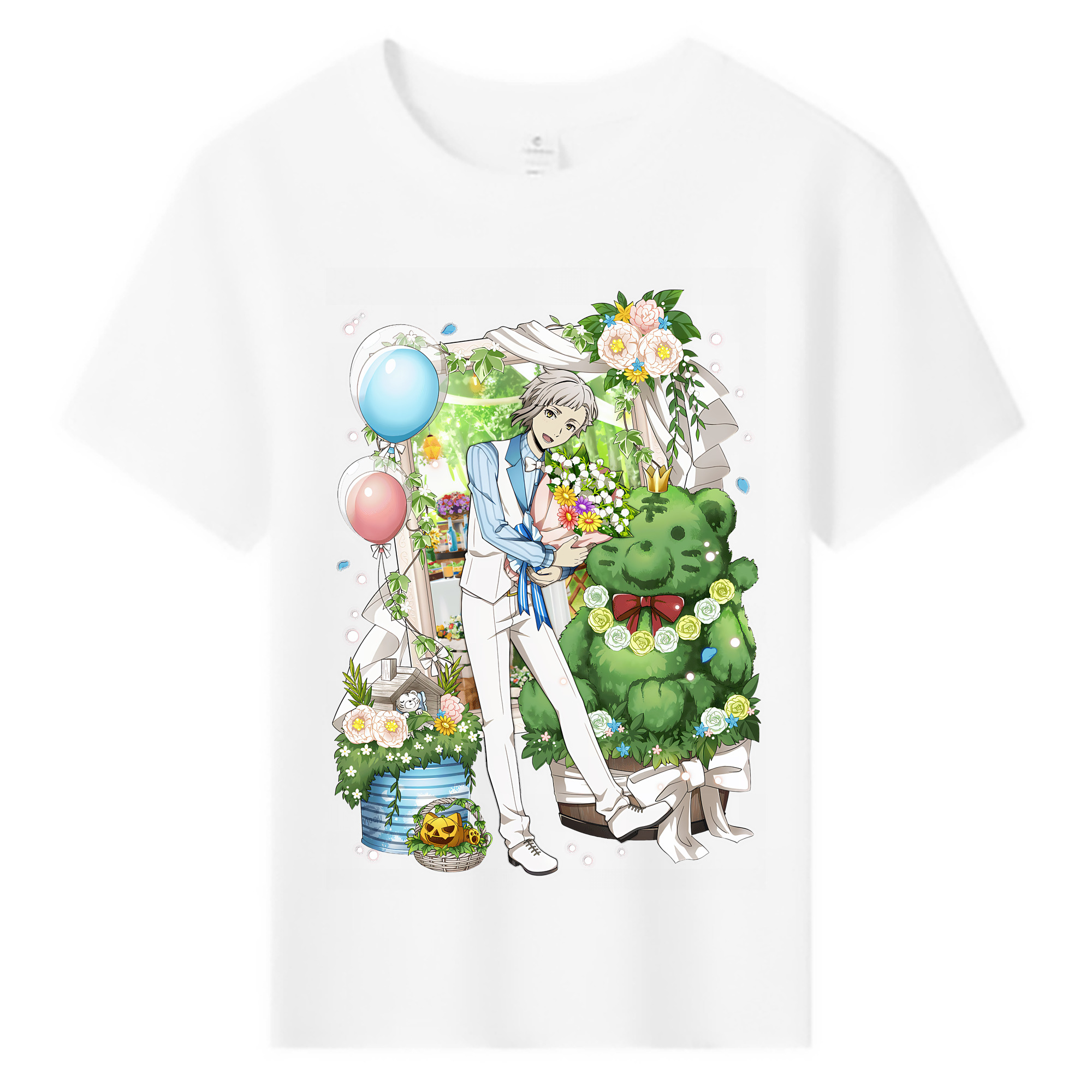 （画像用） 文豪ストレイドッグス Bungo Stray Dogs 綿100％キッズTシャツ（フロントプリント）