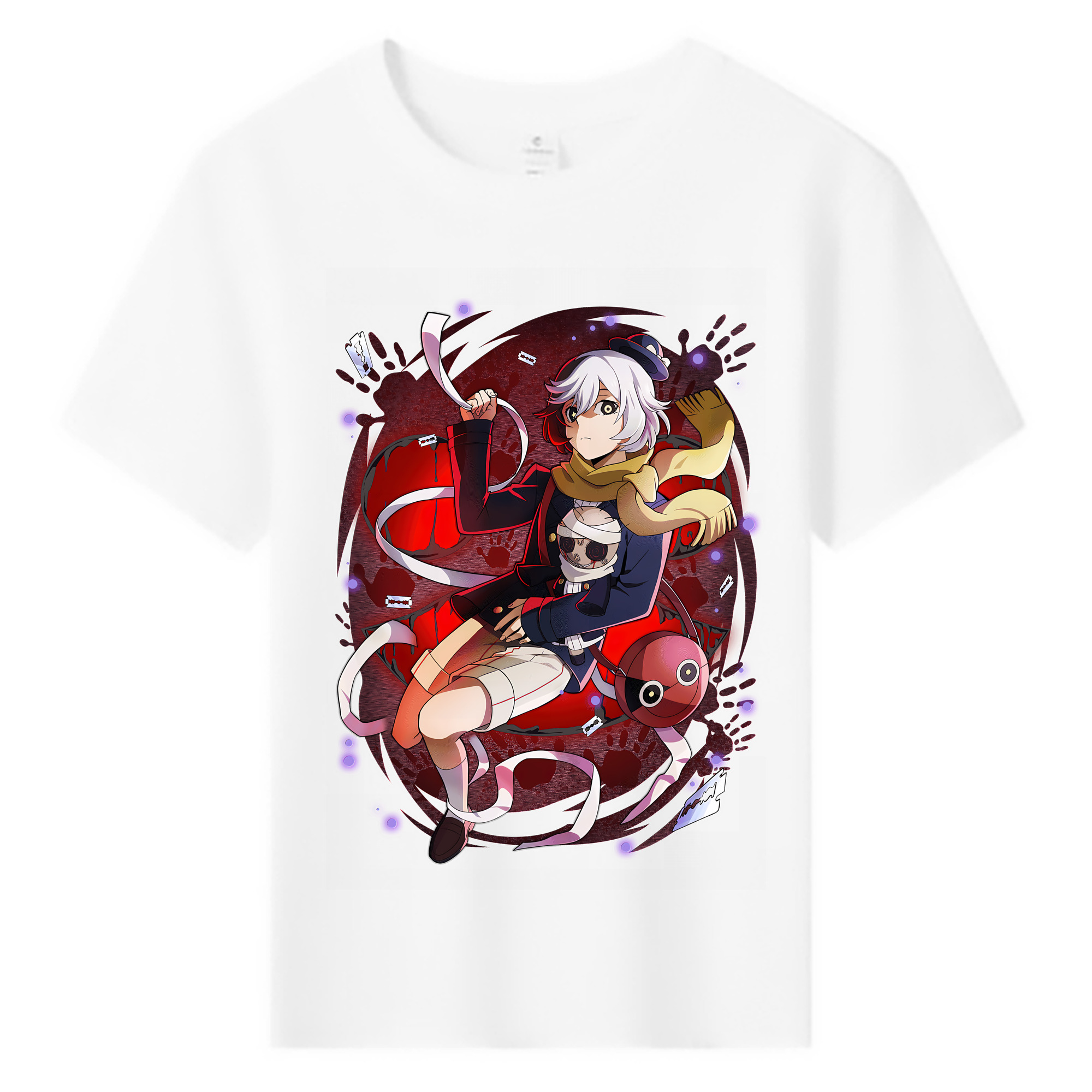 （画像用） 文豪ストレイドッグス Bungo Stray Dogs 綿100％キッズTシャツ（フロントプリント）