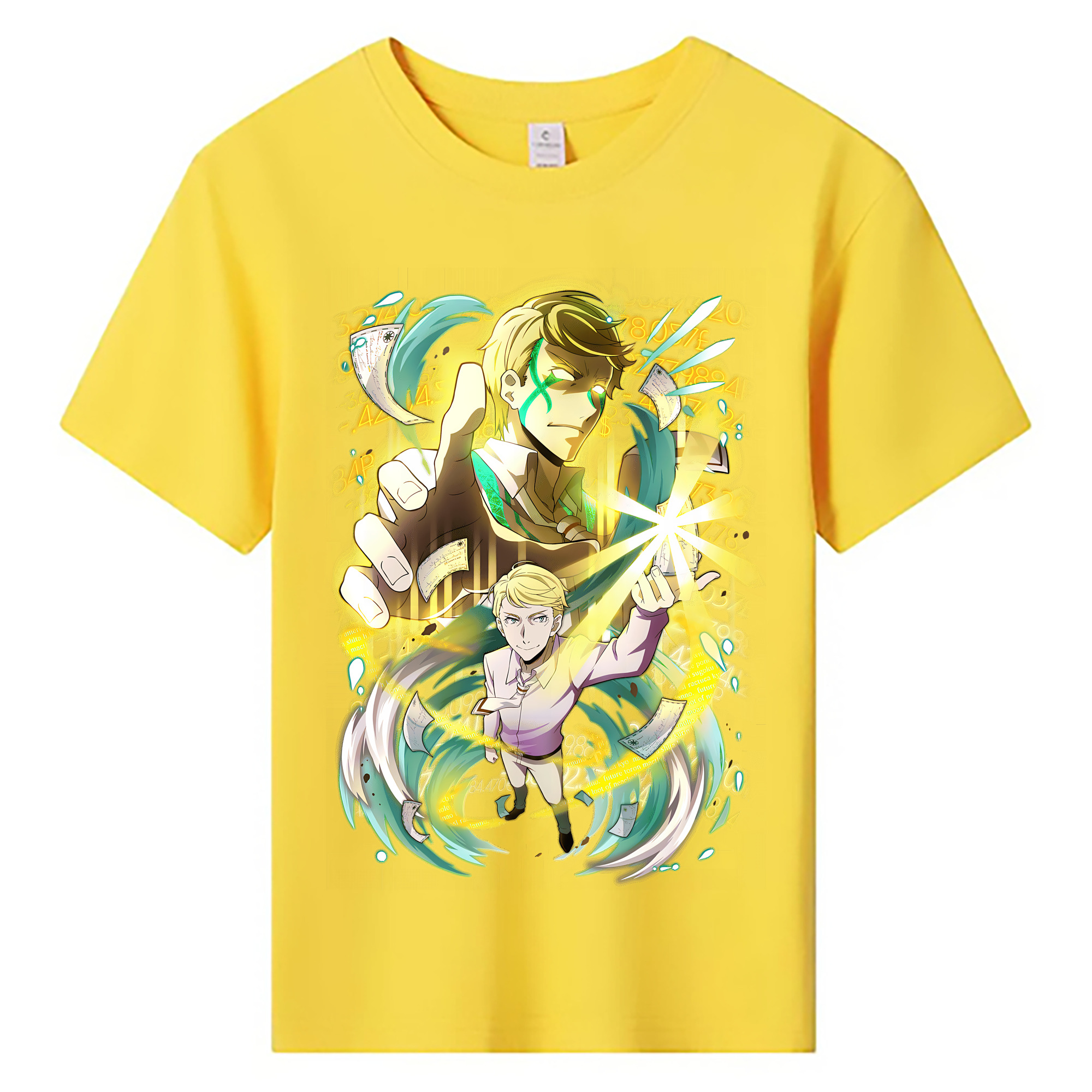 （画像用） 文豪ストレイドッグス Bungo Stray Dogs 綿100％キッズTシャツ（フロントプリント）