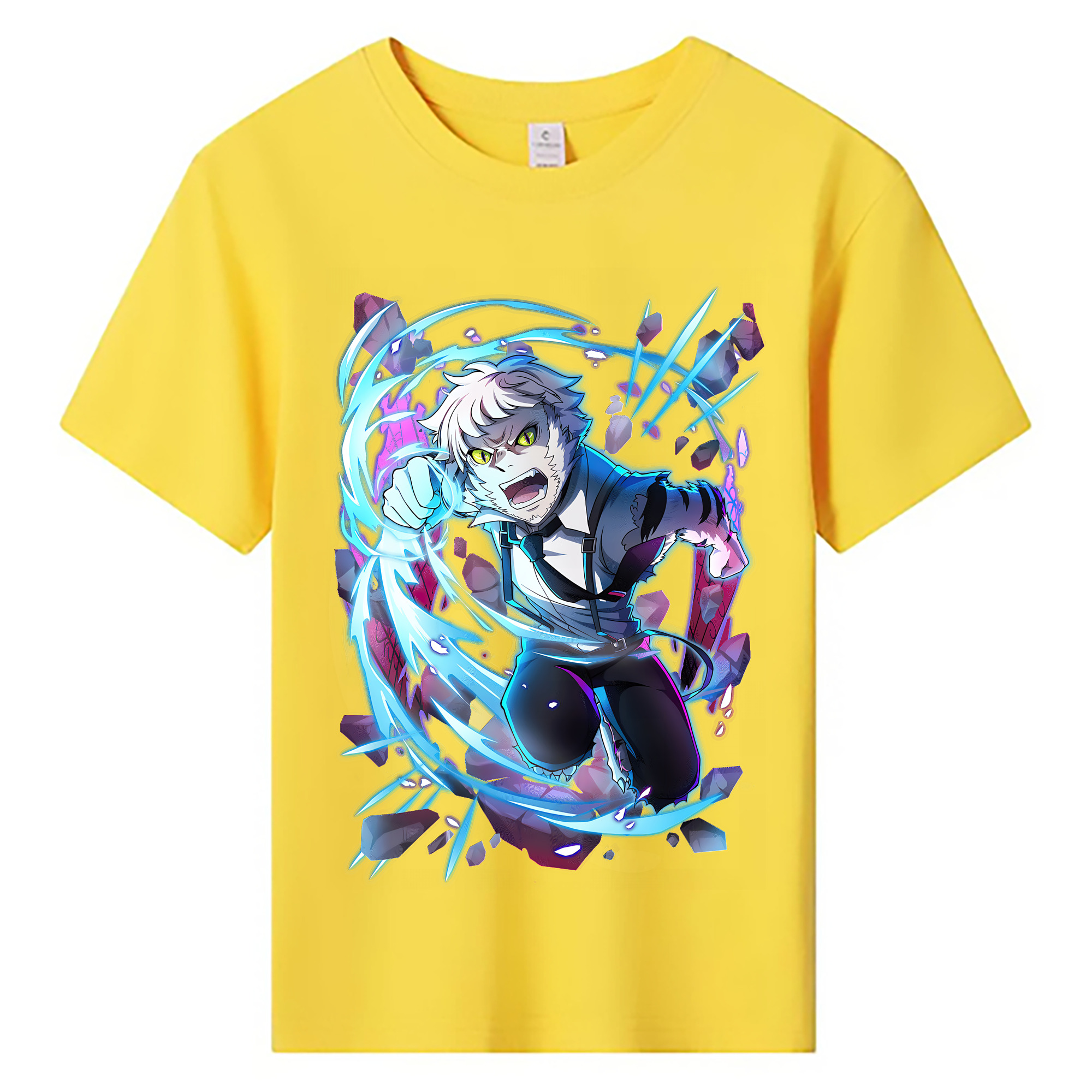 （画像用） 文豪ストレイドッグス Bungo Stray Dogs 綿100％キッズTシャツ（フロントプリント）