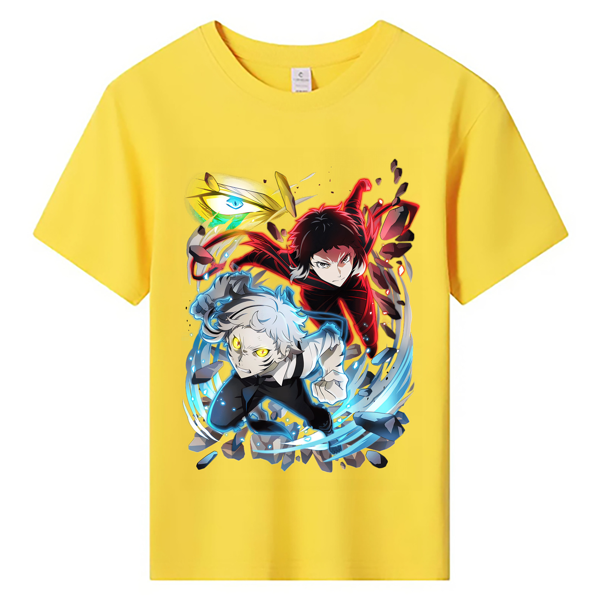 （画像用） 文豪ストレイドッグス Bungo Stray Dogs 綿100％キッズTシャツ（フロントプリント）