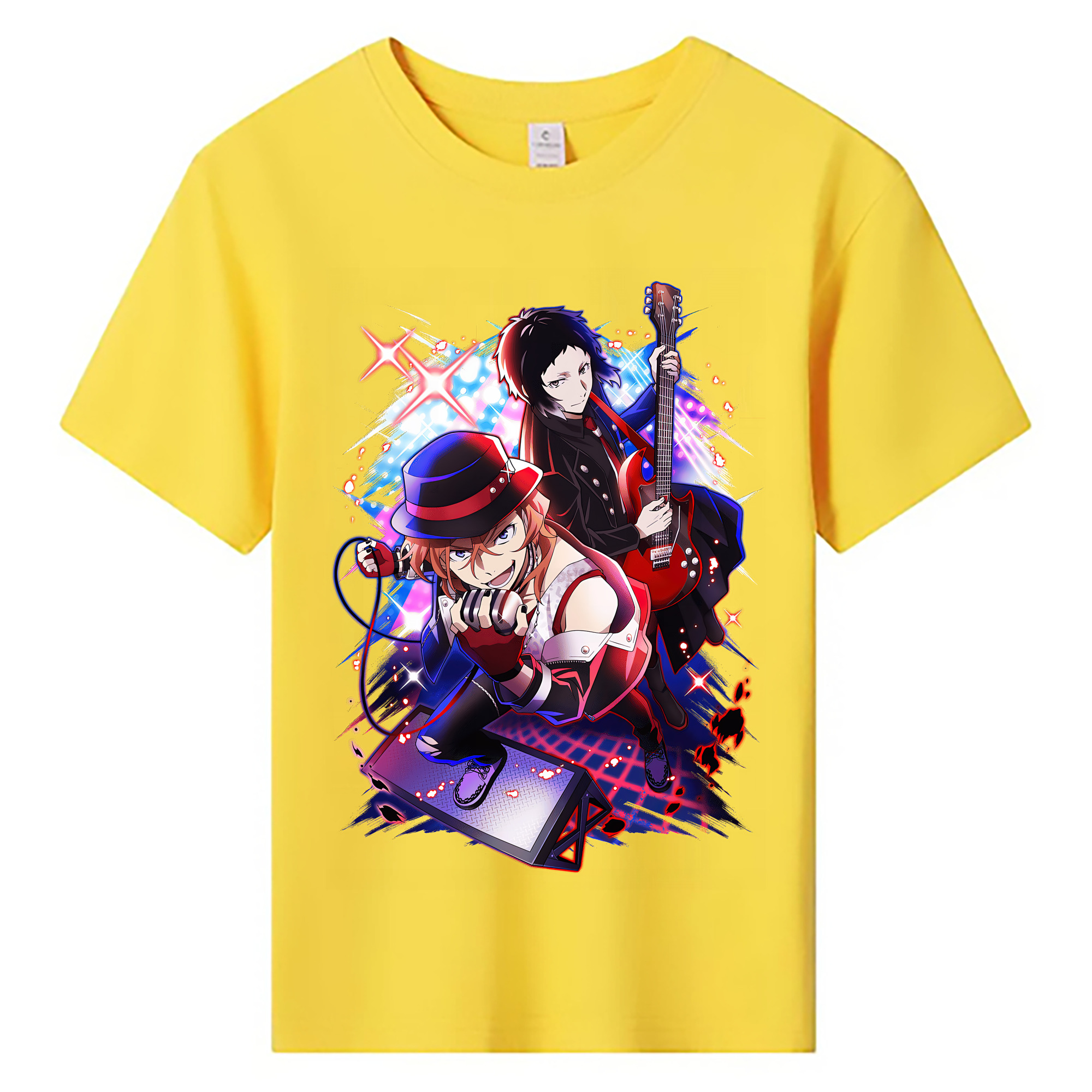 （画像用） 文豪ストレイドッグス Bungo Stray Dogs 綿100％キッズTシャツ（フロントプリント）