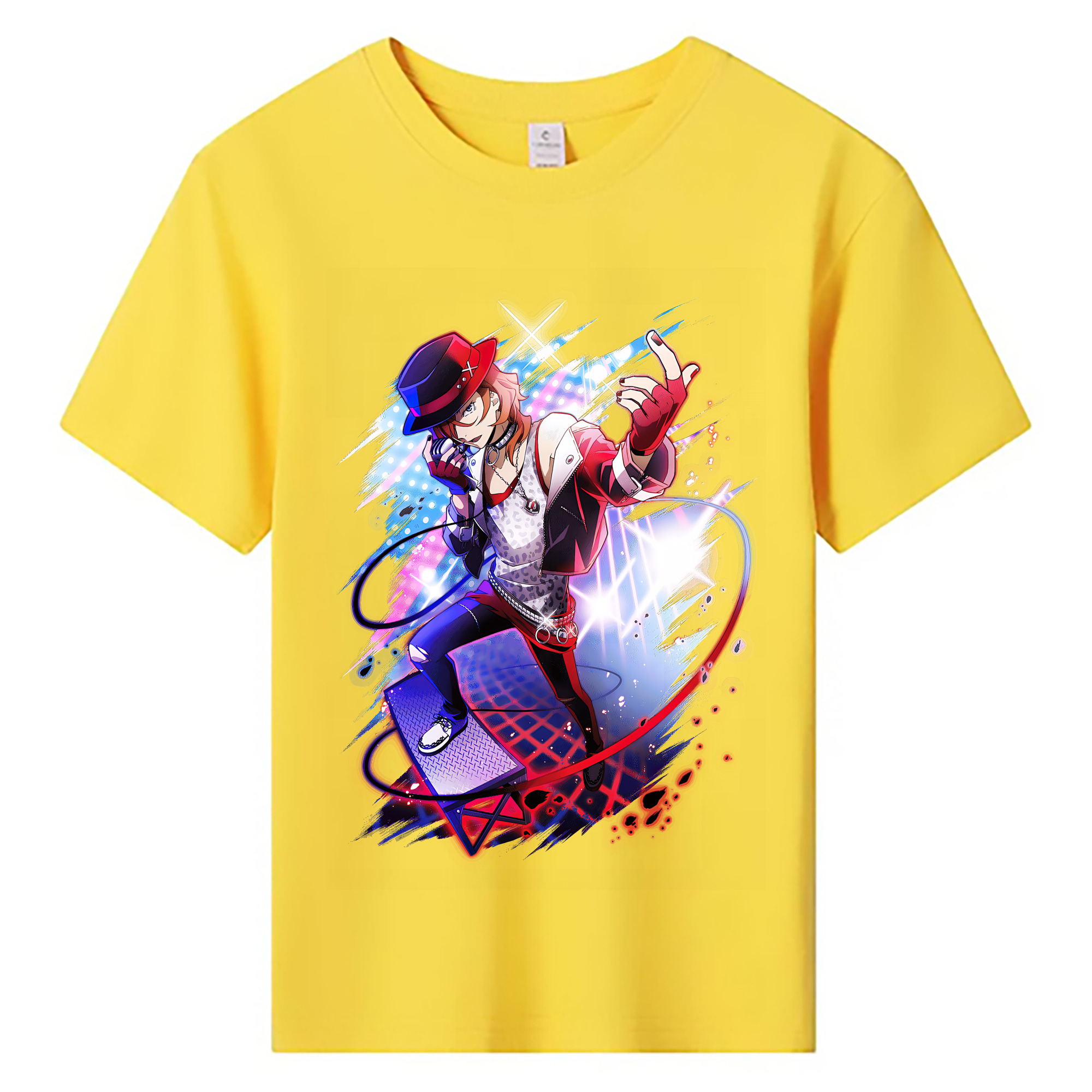 （画像用） 文豪ストレイドッグス Bungo Stray Dogs 綿100％キッズTシャツ（フロントプリント）