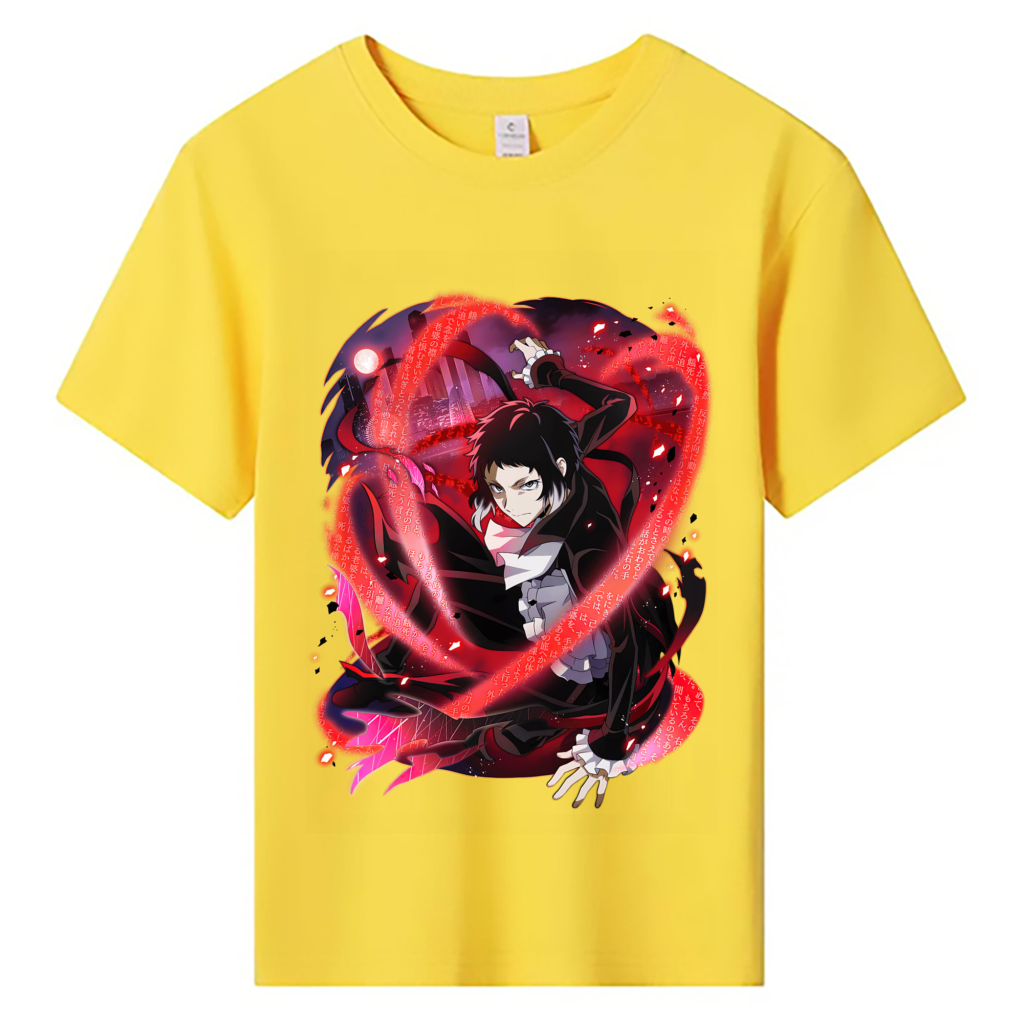 （画像用） 文豪ストレイドッグス Bungo Stray Dogs 綿100％キッズTシャツ（フロントプリント）