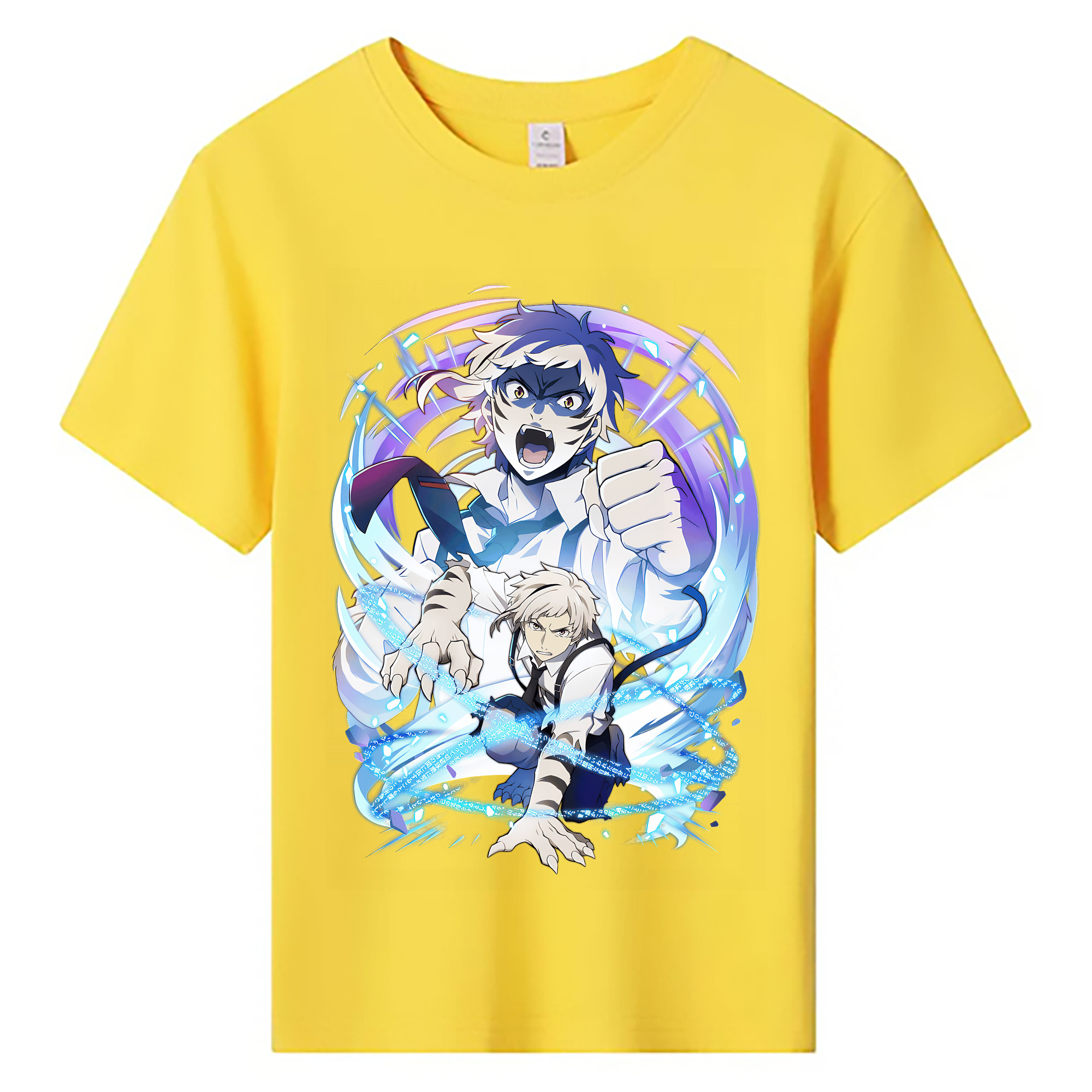（画像用） 文豪ストレイドッグス Bungo Stray Dogs 綿100％キッズTシャツ（フロントプリント）