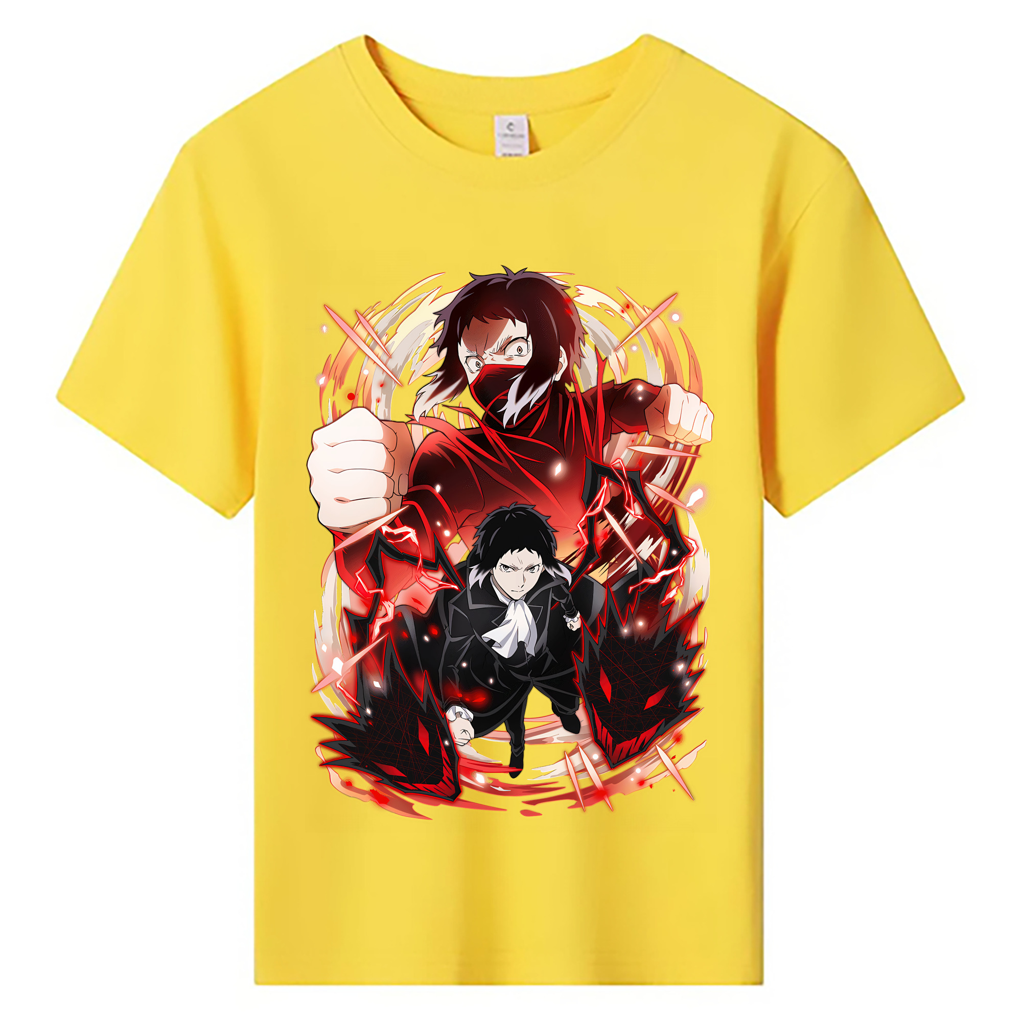 （画像用） 文豪ストレイドッグス Bungo Stray Dogs 綿100％キッズTシャツ（フロントプリント）