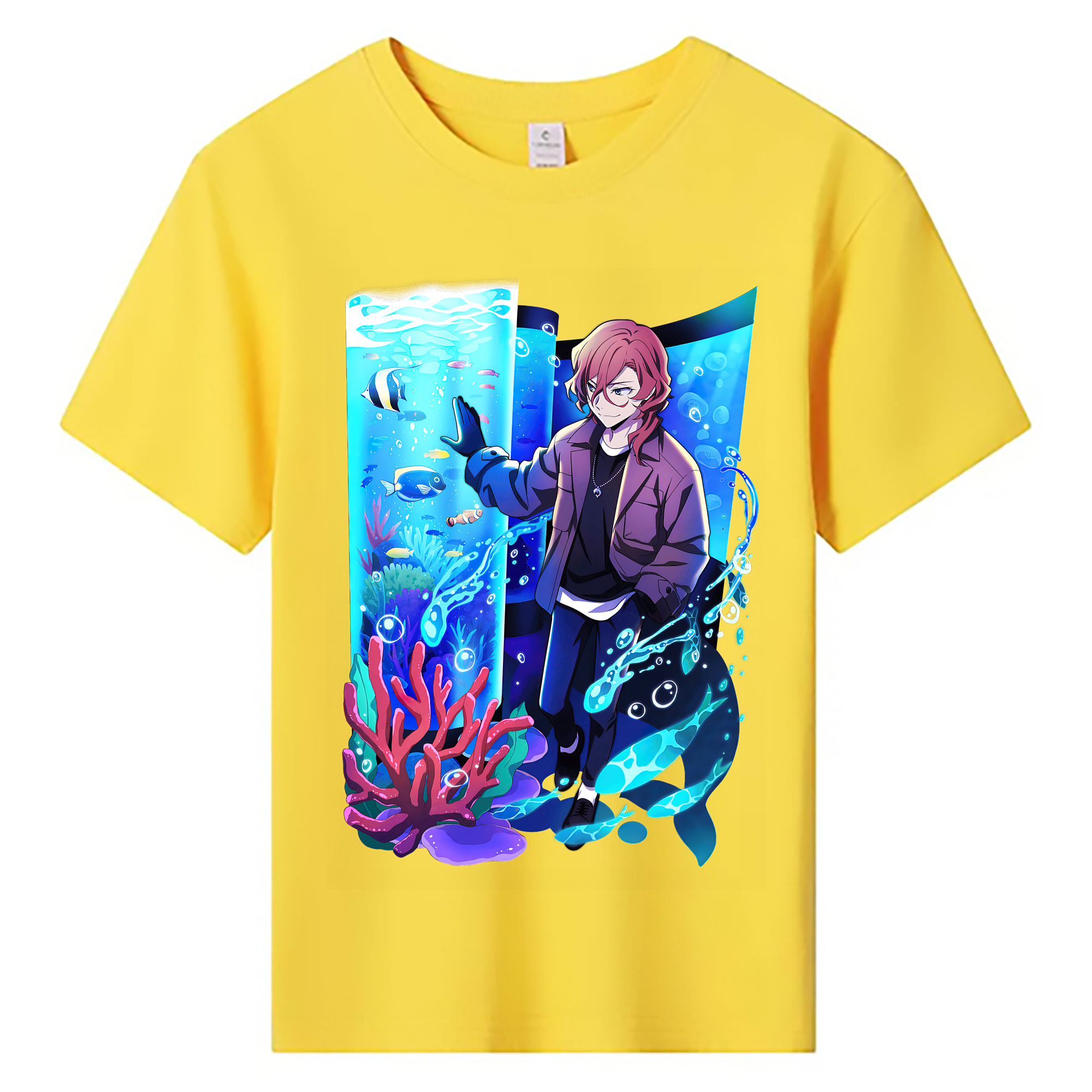（画像用） 文豪ストレイドッグス Bungo Stray Dogs 綿100％キッズTシャツ（フロントプリント）