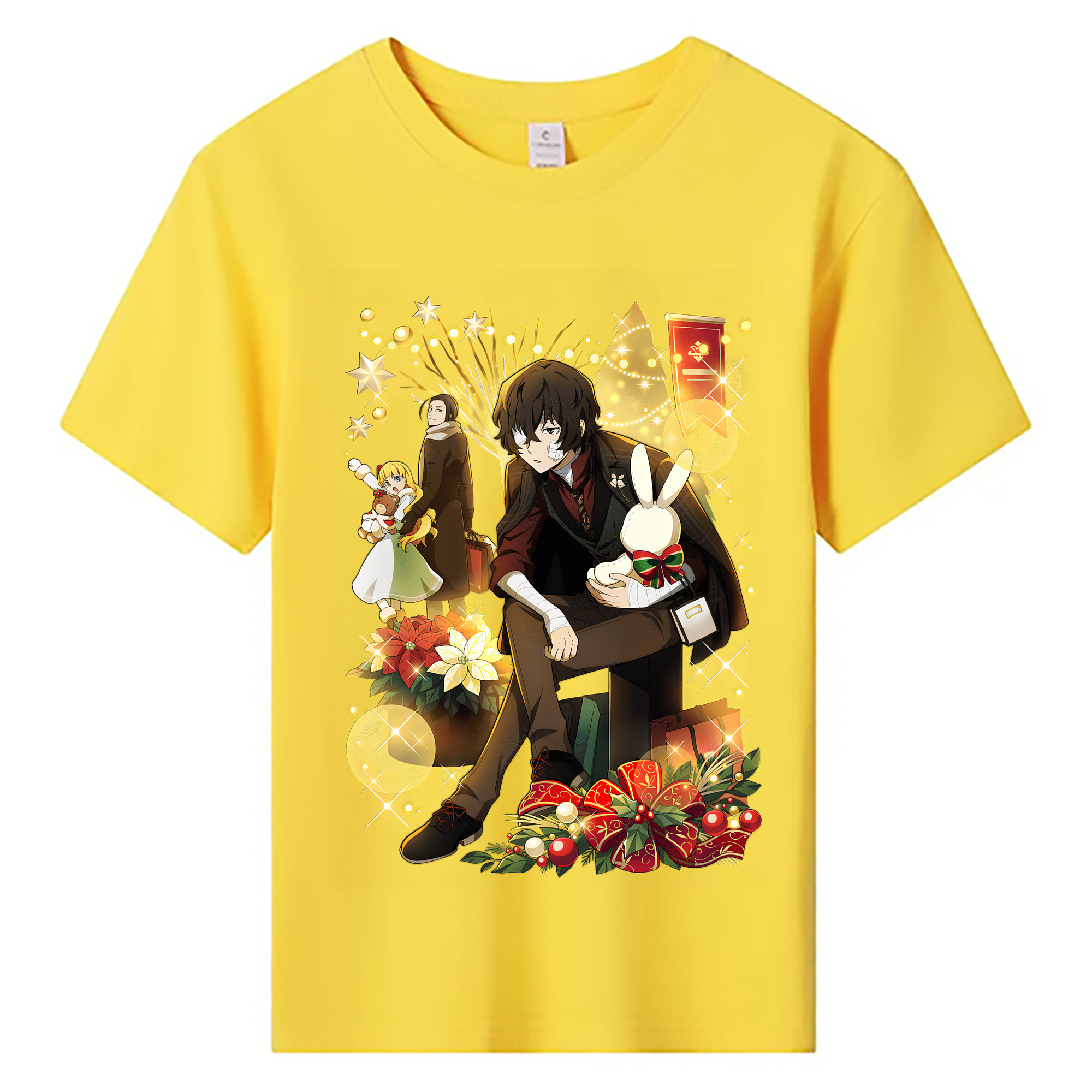 （画像用） 文豪ストレイドッグス Bungo Stray Dogs 綿100％キッズTシャツ（フロントプリント）