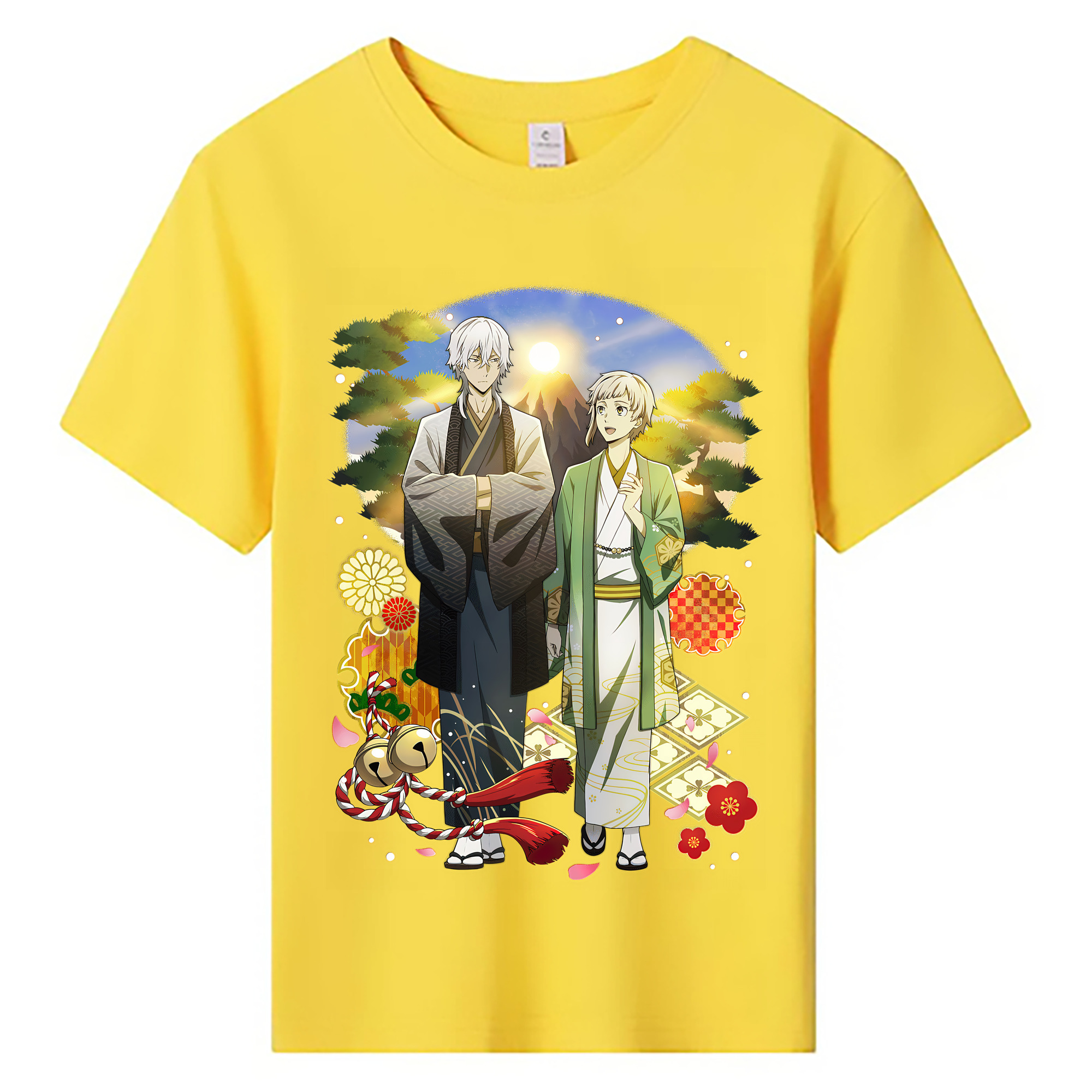 （画像用） 文豪ストレイドッグス Bungo Stray Dogs 綿100％キッズTシャツ（フロントプリント）