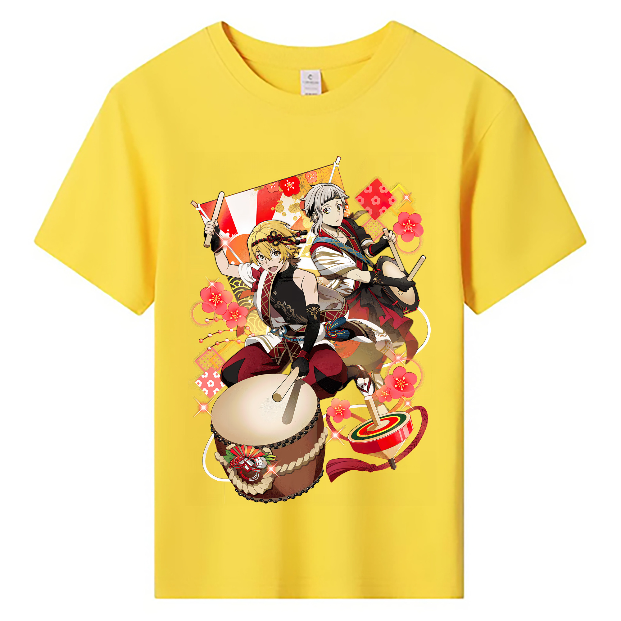 （画像用） 文豪ストレイドッグス Bungo Stray Dogs 綿100％キッズTシャツ（フロントプリント）
