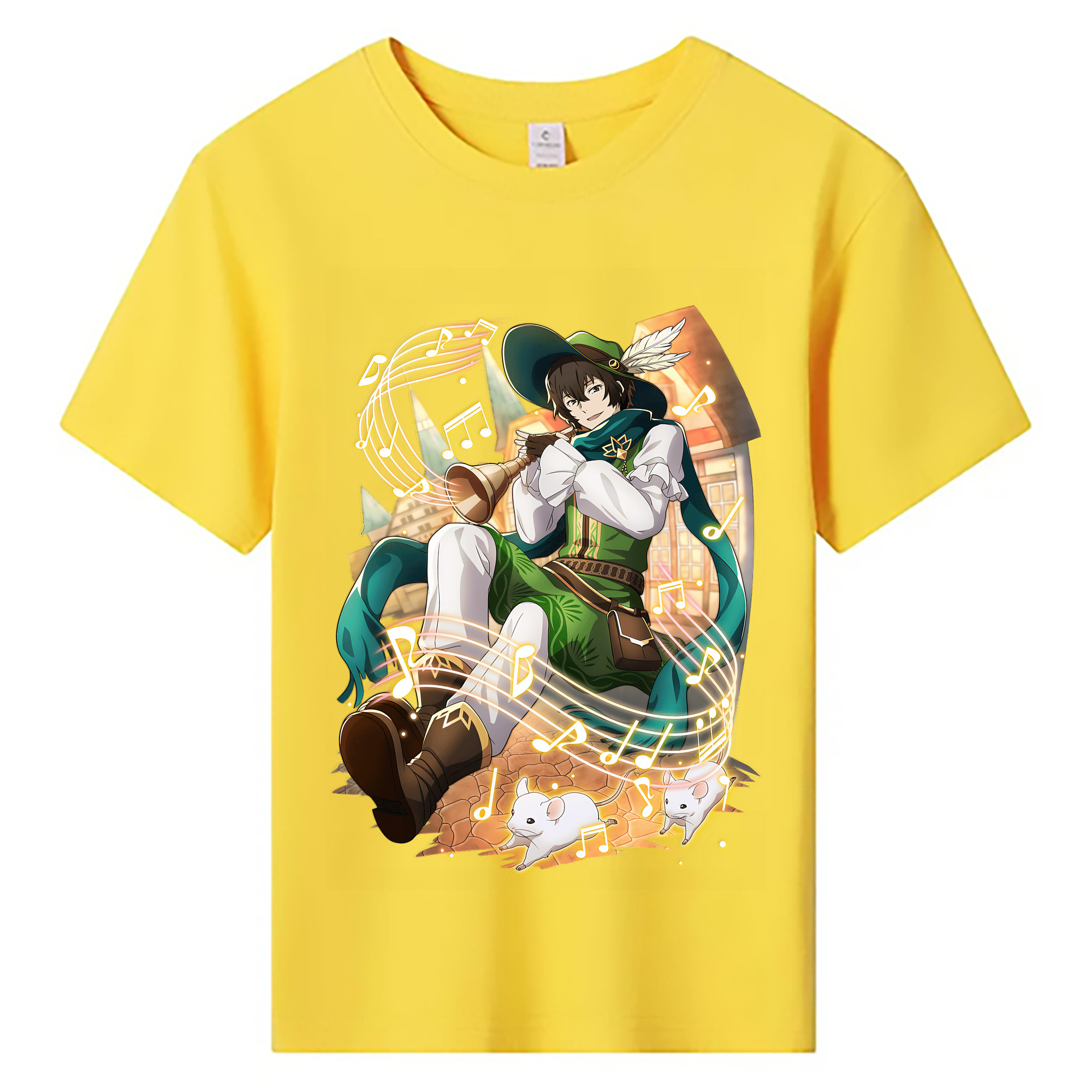 （画像用） 文豪ストレイドッグス Bungo Stray Dogs 綿100％キッズTシャツ（フロントプリント）