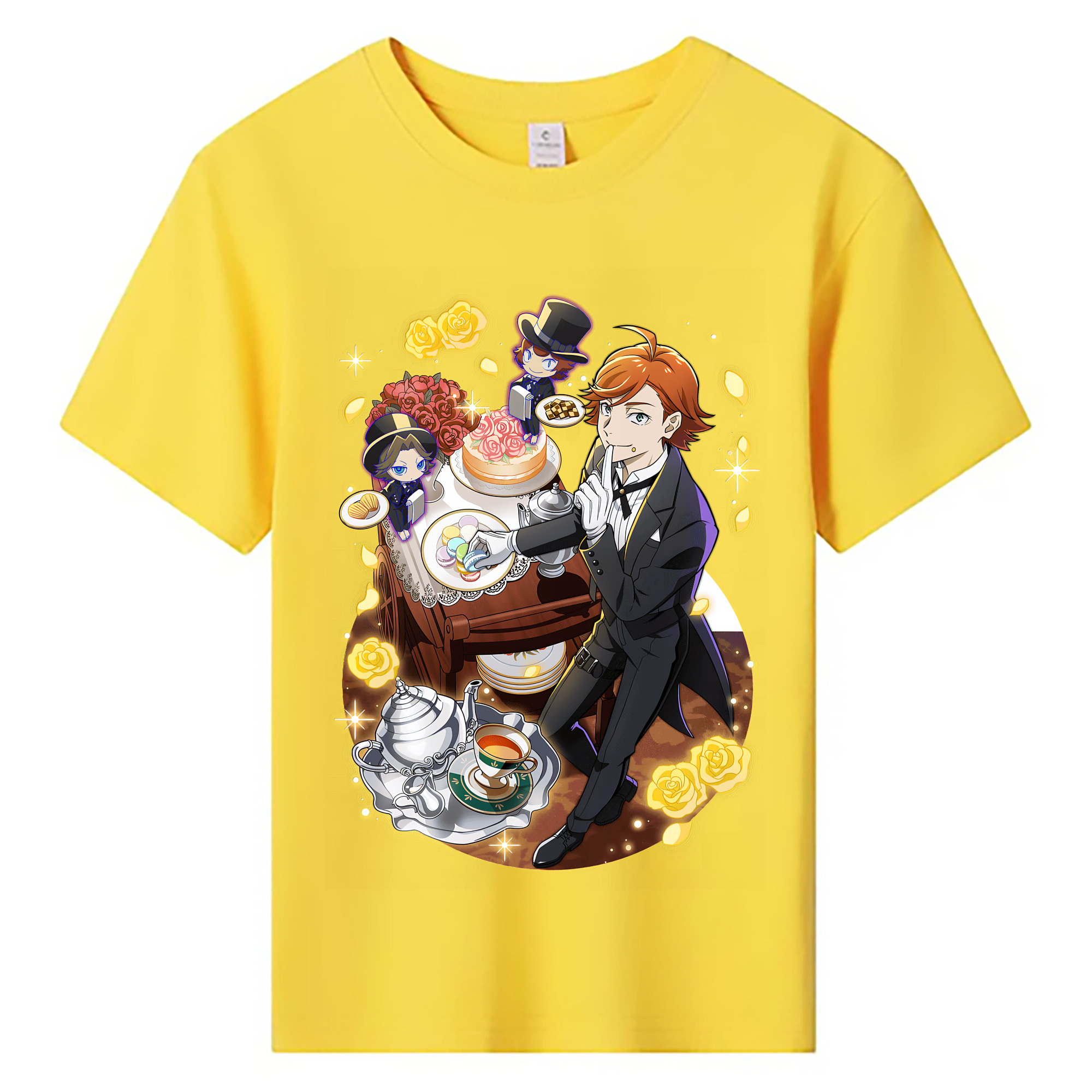 （画像用） 文豪ストレイドッグス Bungo Stray Dogs 綿100％キッズTシャツ（フロントプリント）