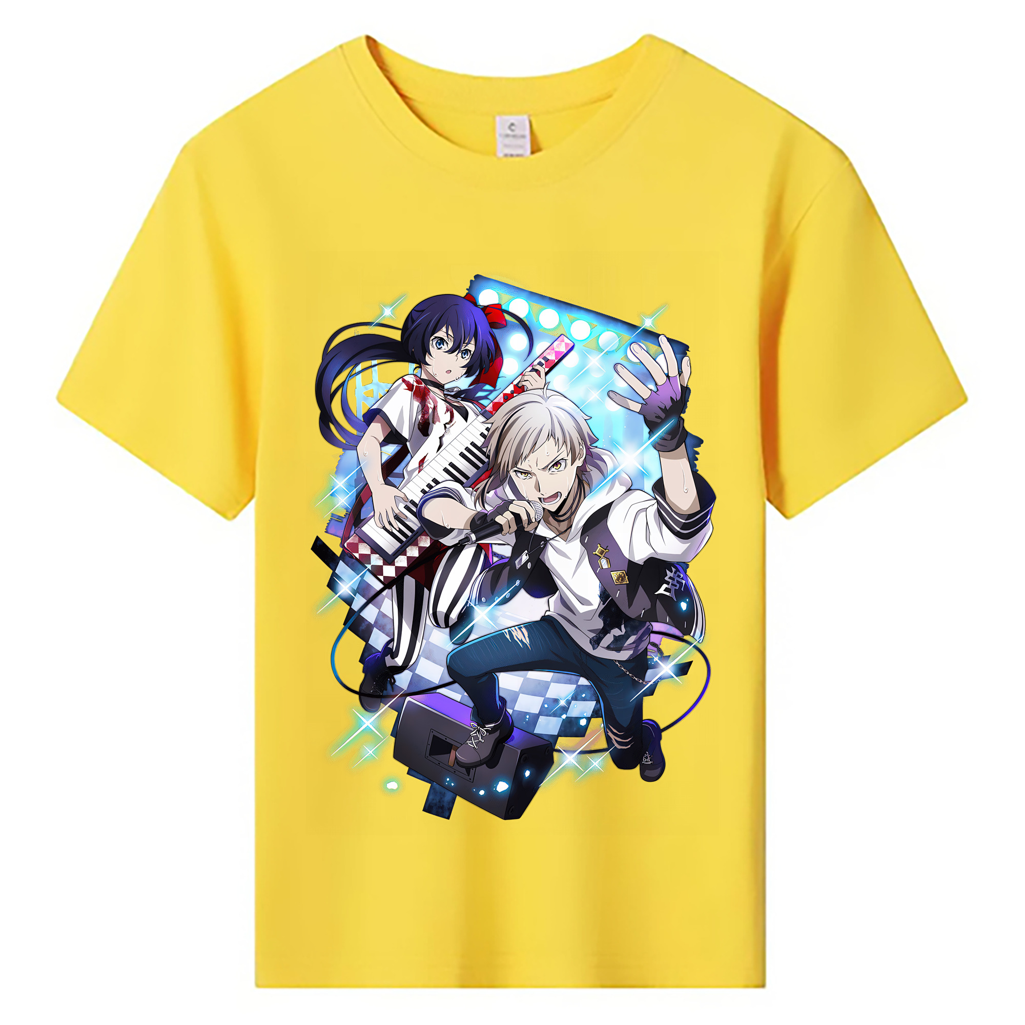 （画像用） 文豪ストレイドッグス Bungo Stray Dogs 綿100％キッズTシャツ（フロントプリント）