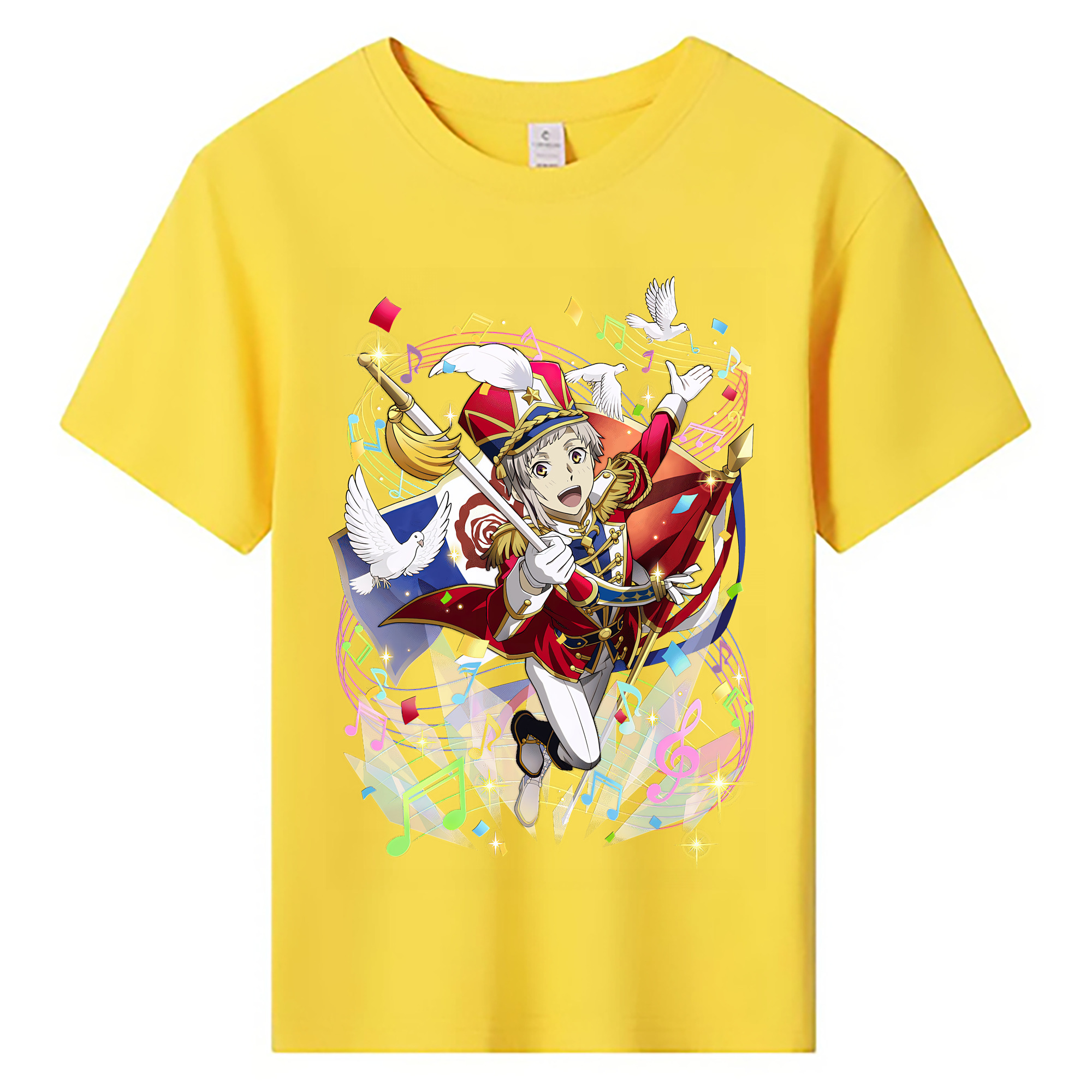 （画像用） 文豪ストレイドッグス Bungo Stray Dogs 綿100％キッズTシャツ（フロントプリント）