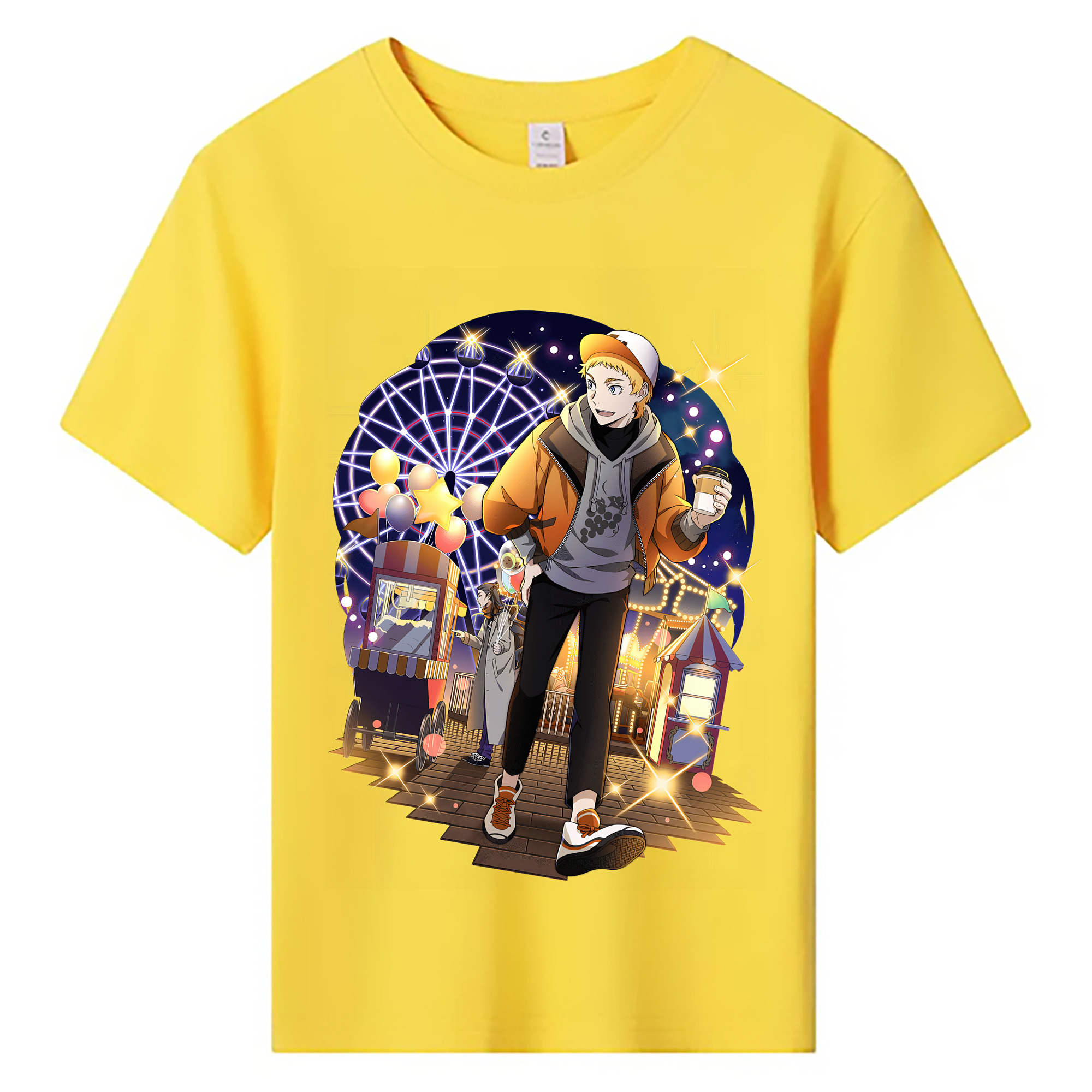 （画像用） 文豪ストレイドッグス Bungo Stray Dogs 綿100％キッズTシャツ（フロントプリント）
