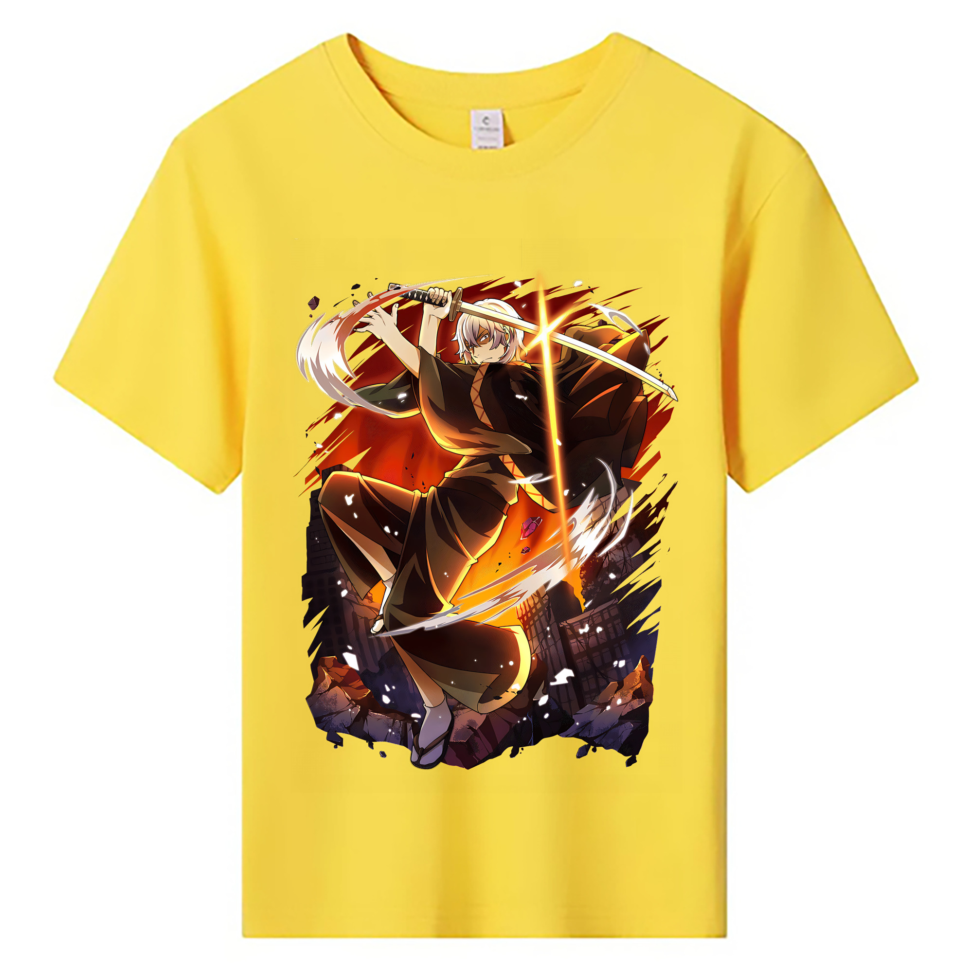 （画像用） 文豪ストレイドッグス Bungo Stray Dogs 綿100％キッズTシャツ（フロントプリント）