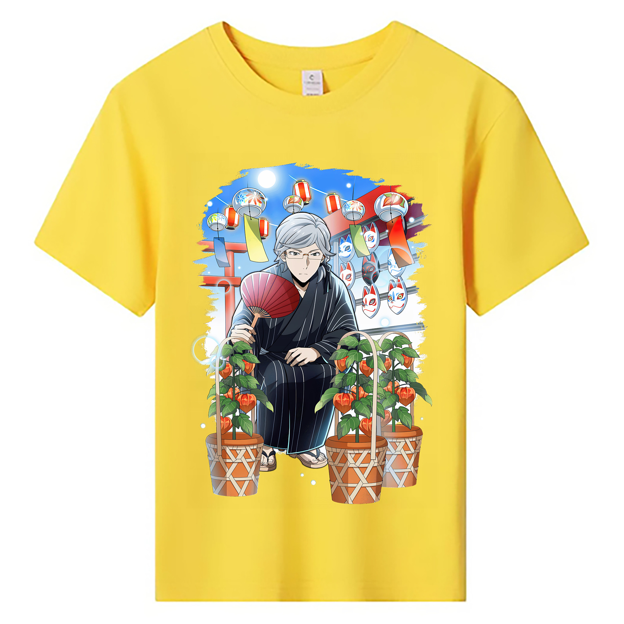 （画像用） 文豪ストレイドッグス Bungo Stray Dogs 綿100％キッズTシャツ（フロントプリント）