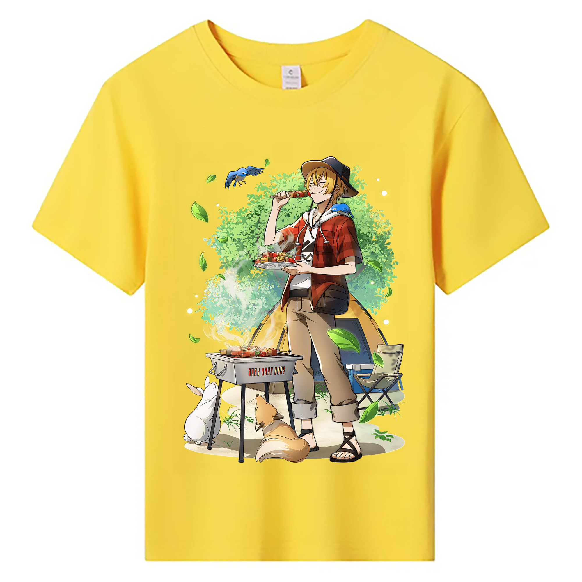 （画像用） 文豪ストレイドッグス Bungo Stray Dogs 綿100％キッズTシャツ（フロントプリント）