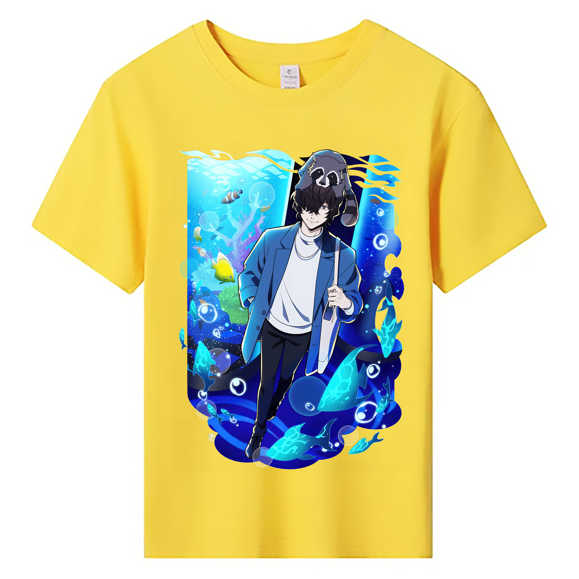 （画像用） 文豪ストレイドッグス Bungo Stray Dogs 綿100％キッズTシャツ（フロントプリント）