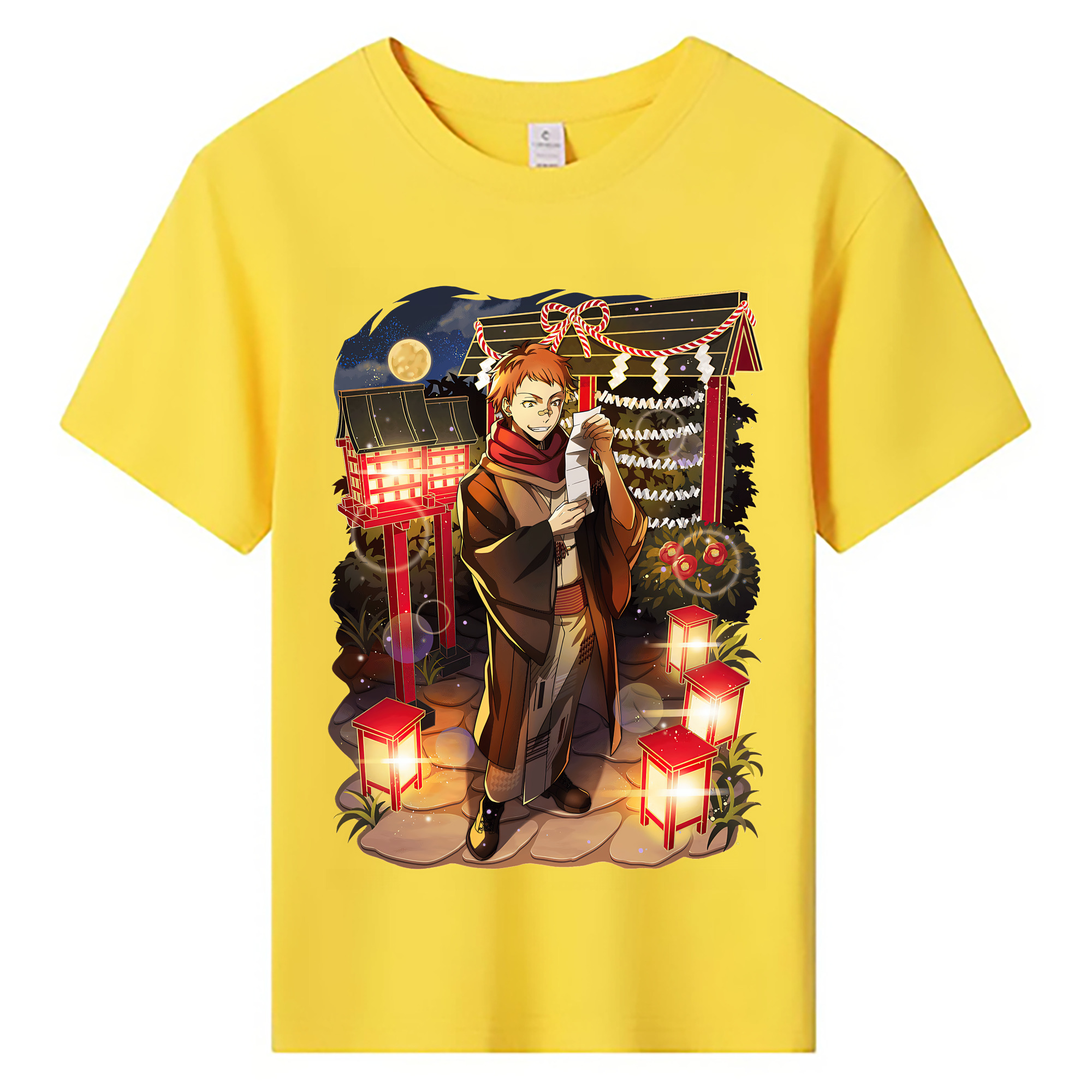 （画像用） 文豪ストレイドッグス Bungo Stray Dogs 綿100％キッズTシャツ（フロントプリント）