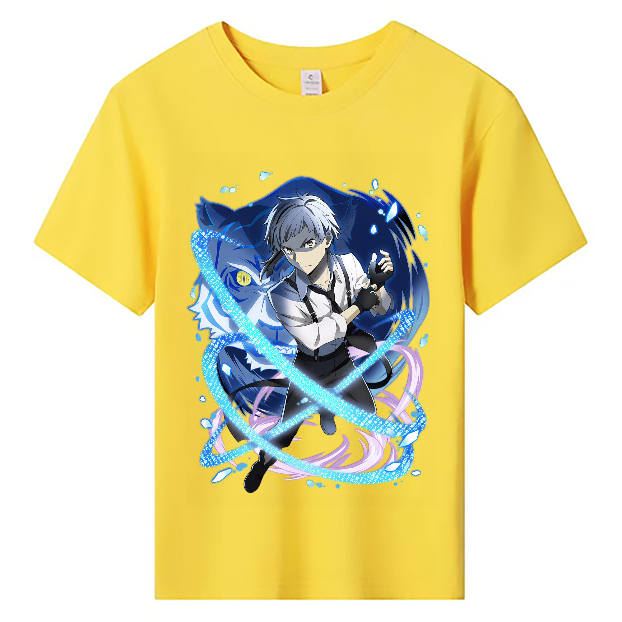 （画像用） 文豪ストレイドッグス Bungo Stray Dogs 綿100％キッズTシャツ（フロントプリント）
