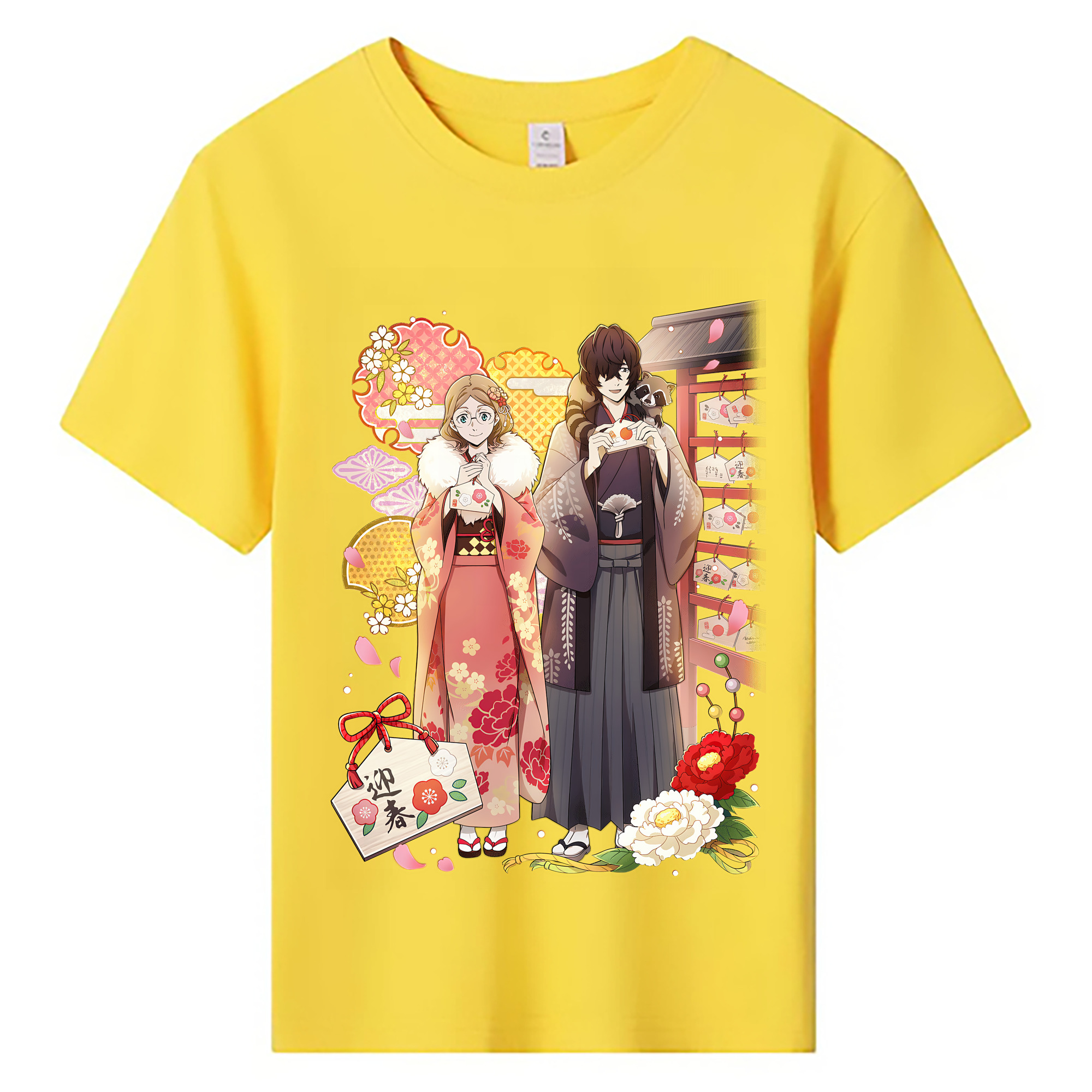 （画像用） 文豪ストレイドッグス Bungo Stray Dogs 綿100％キッズTシャツ（フロントプリント）