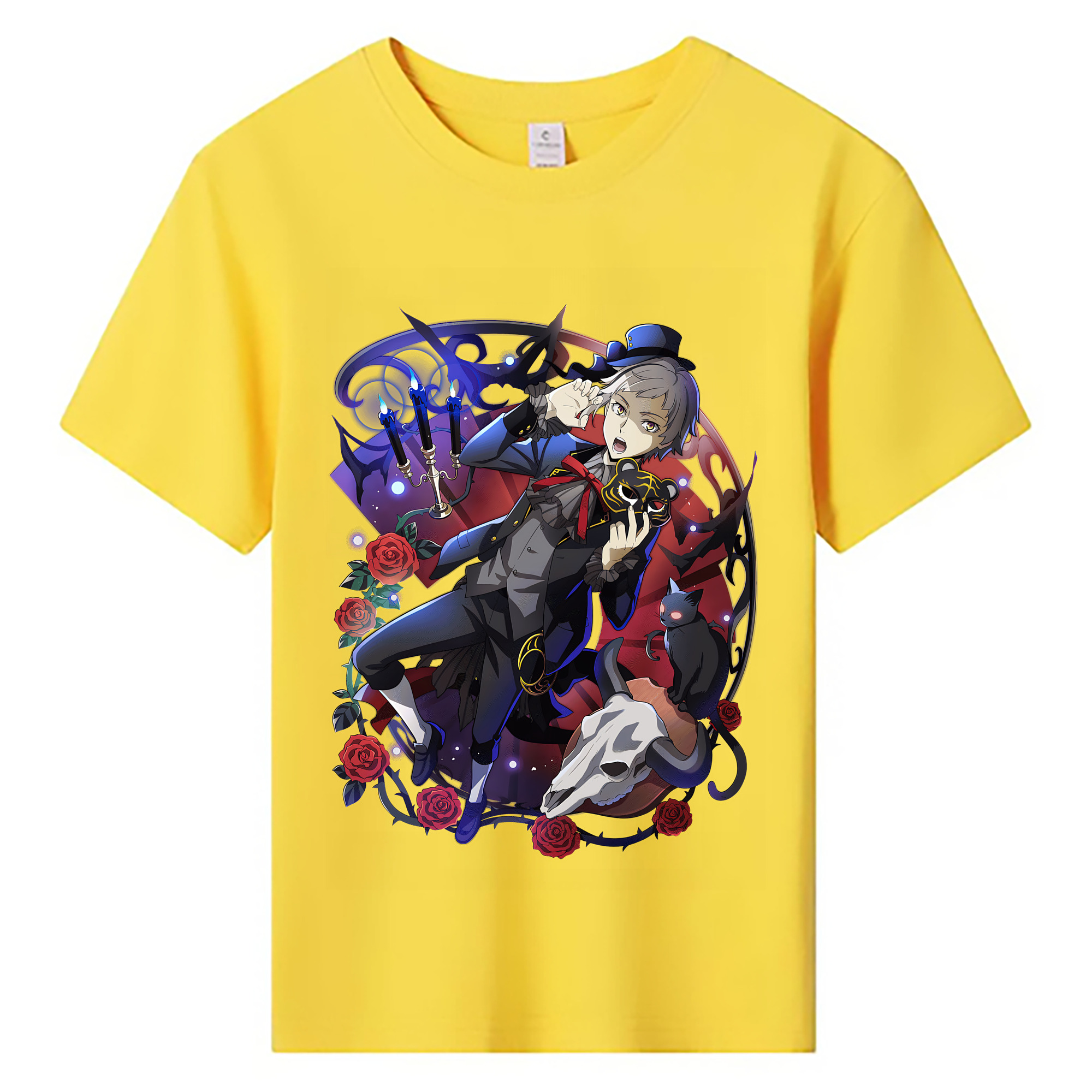 （画像用） 文豪ストレイドッグス Bungo Stray Dogs 綿100％キッズTシャツ（フロントプリント）