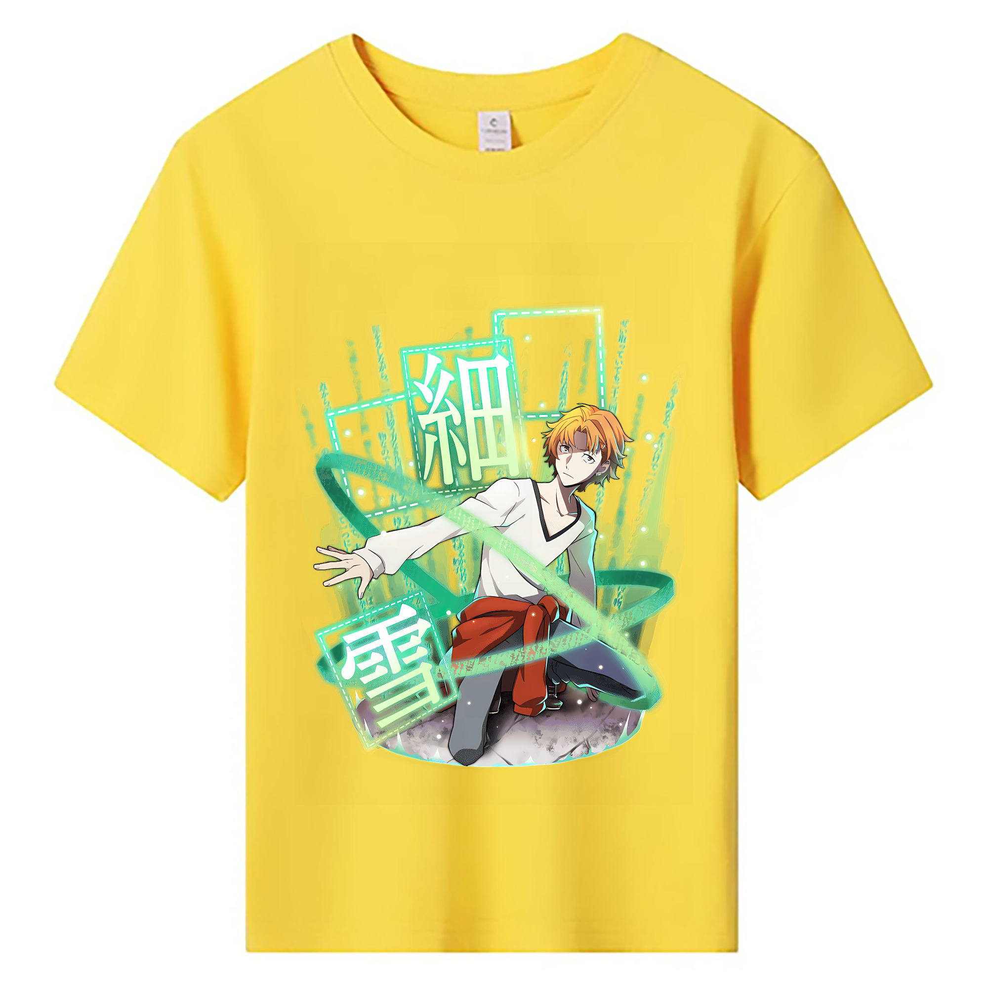 （画像用） 文豪ストレイドッグス Bungo Stray Dogs 綿100％キッズTシャツ（フロントプリント）