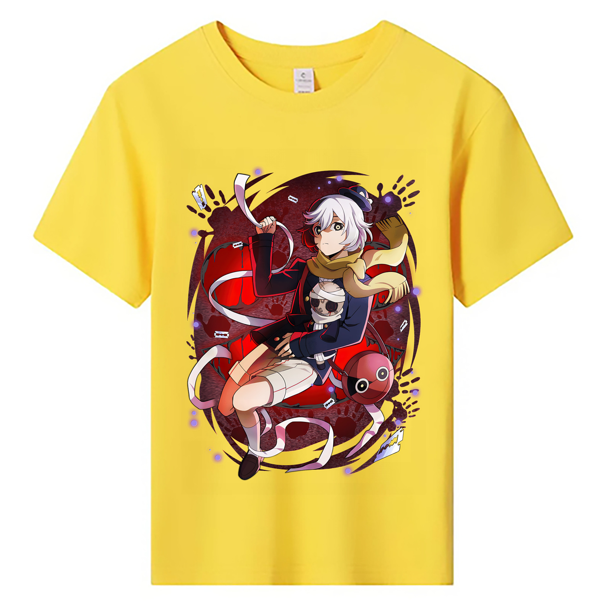 （画像用） 文豪ストレイドッグス Bungo Stray Dogs 綿100％キッズTシャツ（フロントプリント）