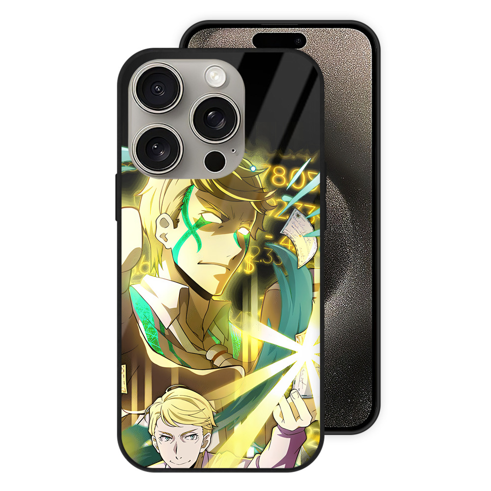 （画像用） 文豪ストレイドッグス Bungo Stray Dogs 【iPhone15Pro対応】スマホケース 耐衝撃＆黄変防止 背面ガラス