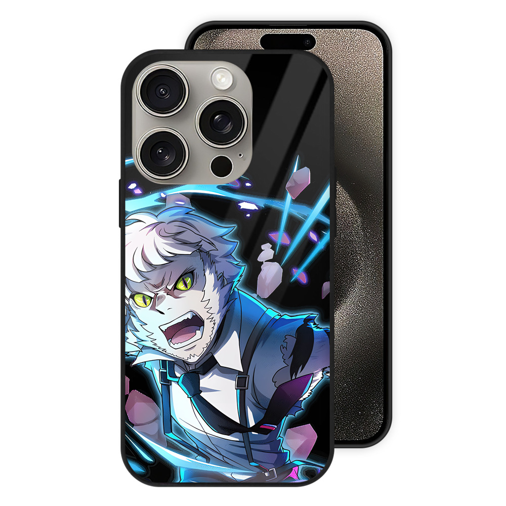 （画像用） 文豪ストレイドッグス Bungo Stray Dogs 【iPhone15Pro対応】スマホケース 耐衝撃＆黄変防止 背面ガラス