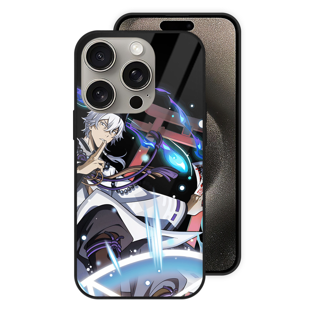 （画像用） 文豪ストレイドッグス Bungo Stray Dogs 【iPhone15Pro対応】スマホケース 耐衝撃＆黄変防止 背面ガラス