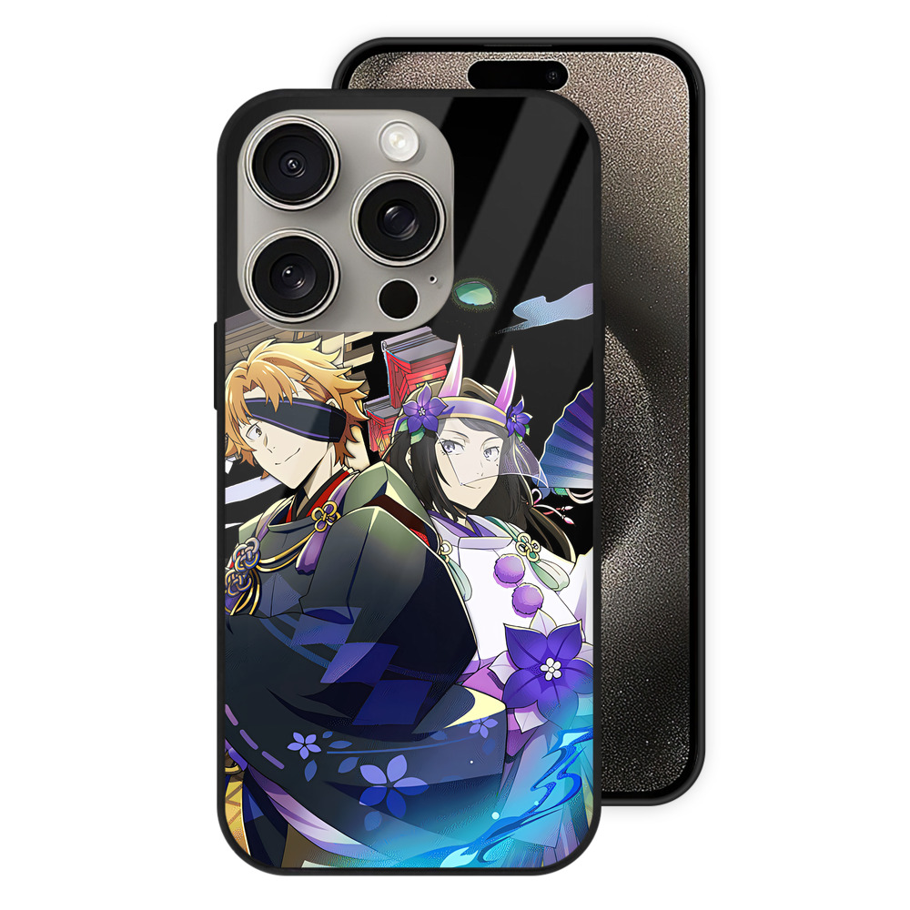 （画像用） 文豪ストレイドッグス Bungo Stray Dogs 【iPhone15Pro対応】スマホケース 耐衝撃＆黄変防止 背面ガラス