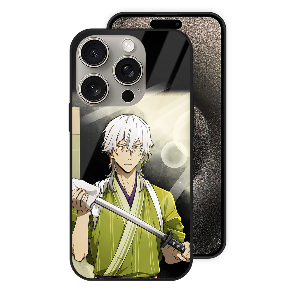 （画像用） 文豪ストレイドッグス Bungo Stray Dogs 【iPhone15Pro対応】スマホケース 耐衝撃＆黄変防止 背面ガラス