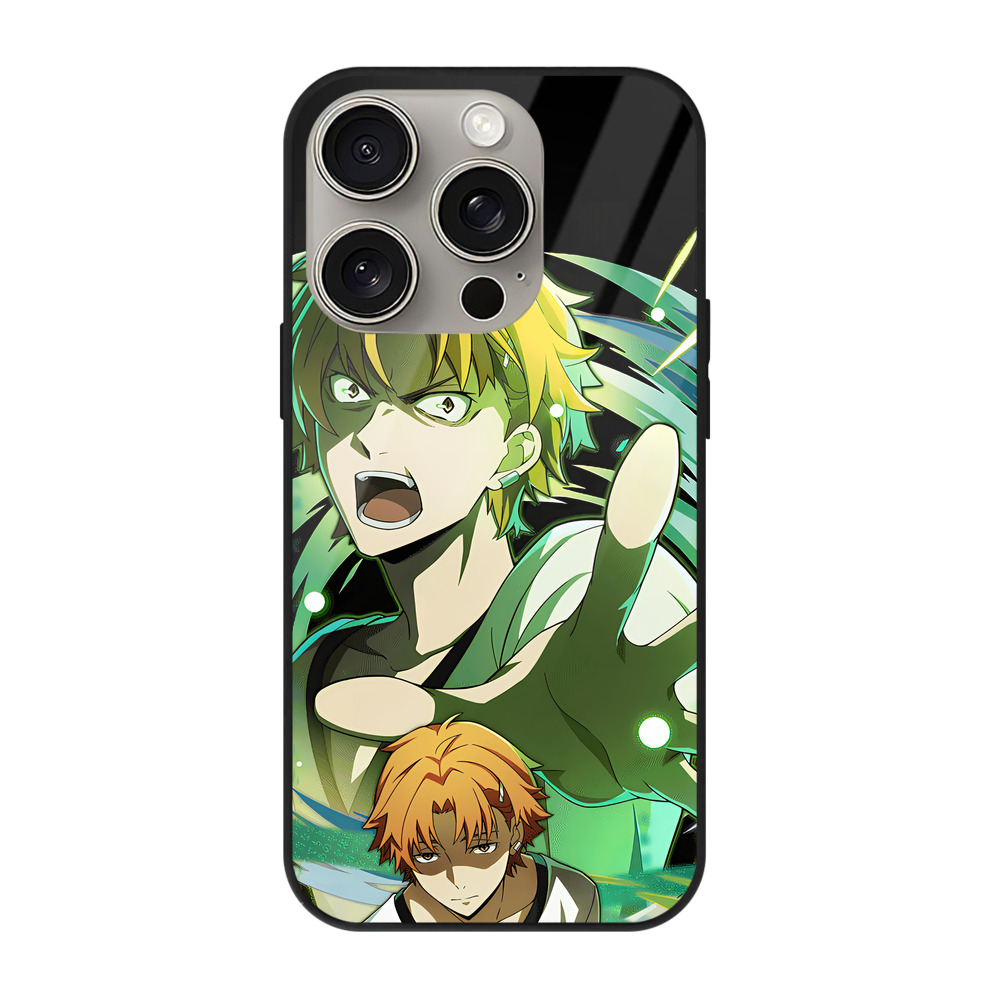（画像用） 文豪ストレイドッグス Bungo Stray Dogs 【iPhone15Pro対応】スマホケース 耐衝撃＆黄変防止 背面ガラス
