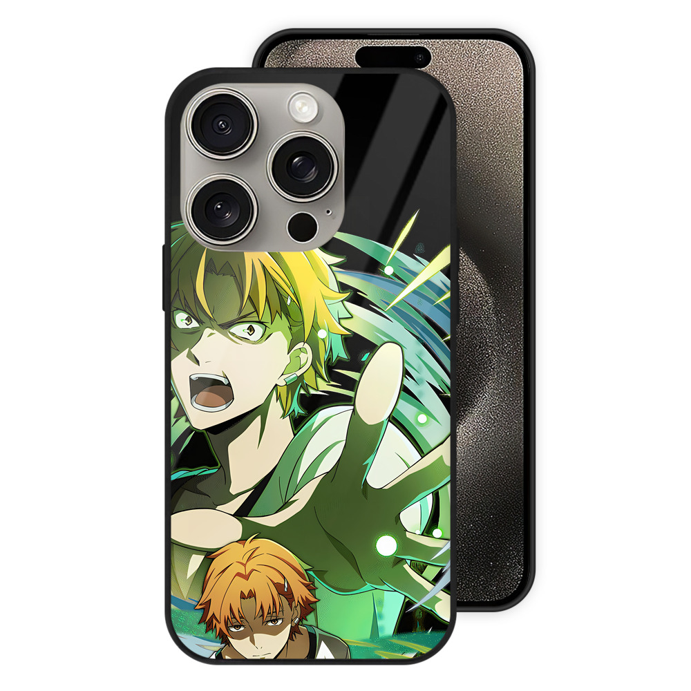 （画像用） 文豪ストレイドッグス Bungo Stray Dogs 【iPhone15Pro対応】スマホケース 耐衝撃＆黄変防止 背面ガラス