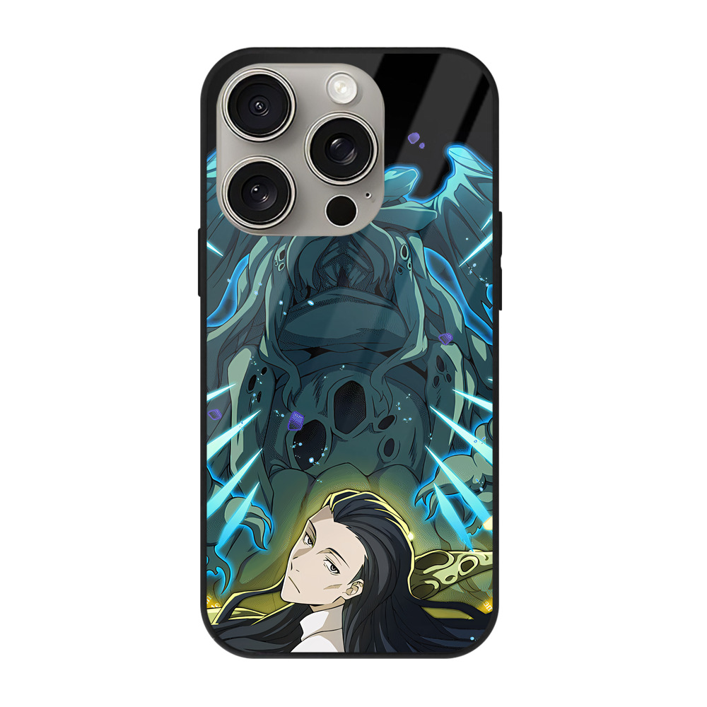 （画像用） 文豪ストレイドッグス Bungo Stray Dogs 【iPhone15Pro対応】スマホケース 耐衝撃＆黄変防止 背面ガラス