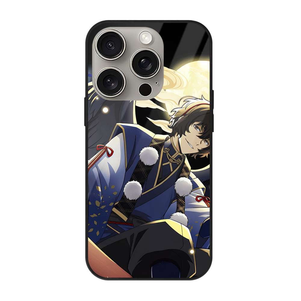 （画像用） 文豪ストレイドッグス Bungo Stray Dogs 【iPhone15Pro対応】スマホケース 耐衝撃＆黄変防止 背面ガラス