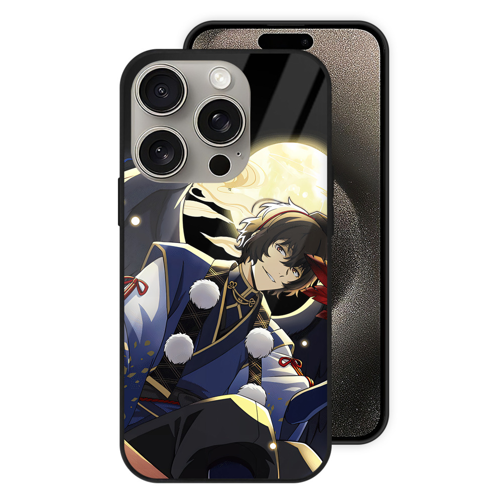 （画像用） 文豪ストレイドッグス Bungo Stray Dogs 【iPhone15Pro対応】スマホケース 耐衝撃＆黄変防止 背面ガラス