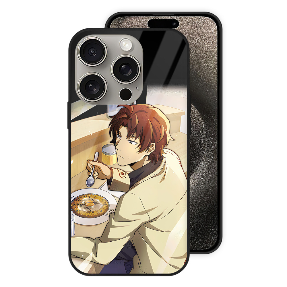 （画像用） 文豪ストレイドッグス Bungo Stray Dogs 【iPhone15Pro対応】スマホケース 耐衝撃＆黄変防止 背面ガラス