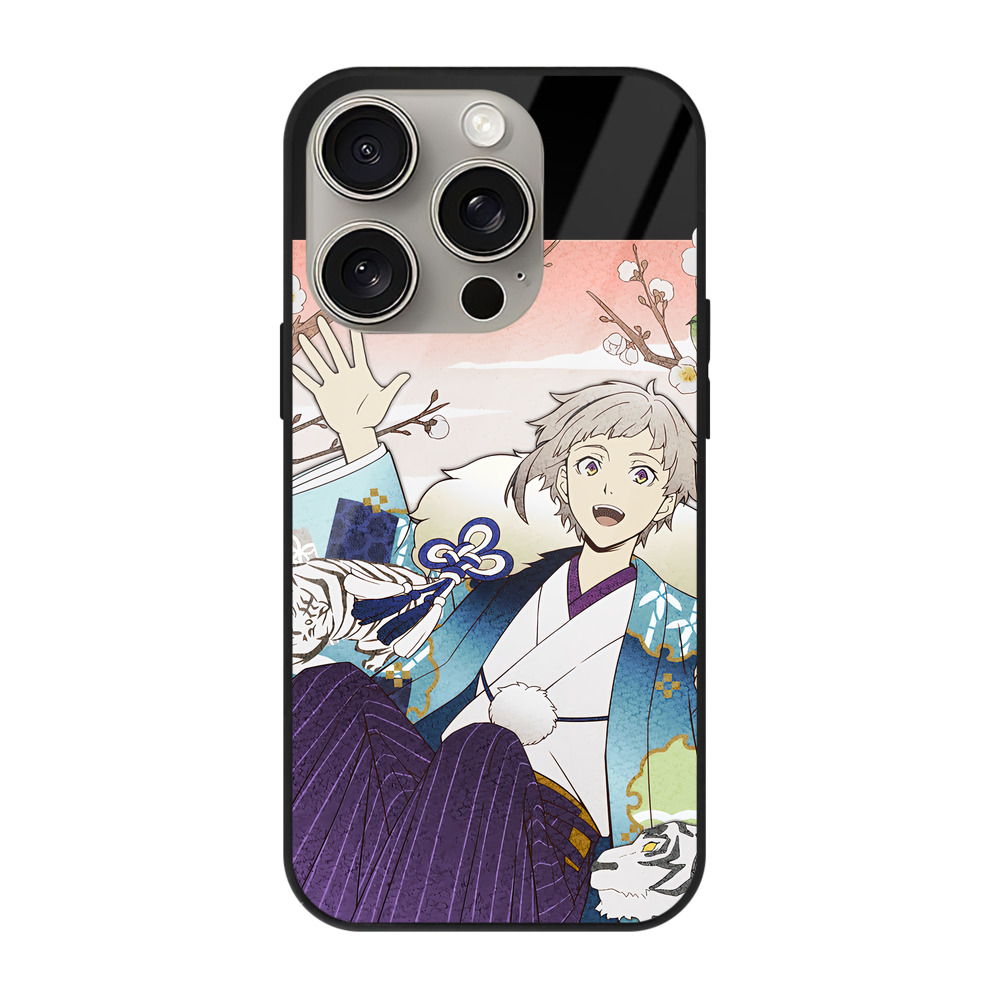 （画像用） 文豪ストレイドッグス Bungo Stray Dogs 【iPhone15Pro対応】スマホケース 耐衝撃＆黄変防止 背面ガラス
