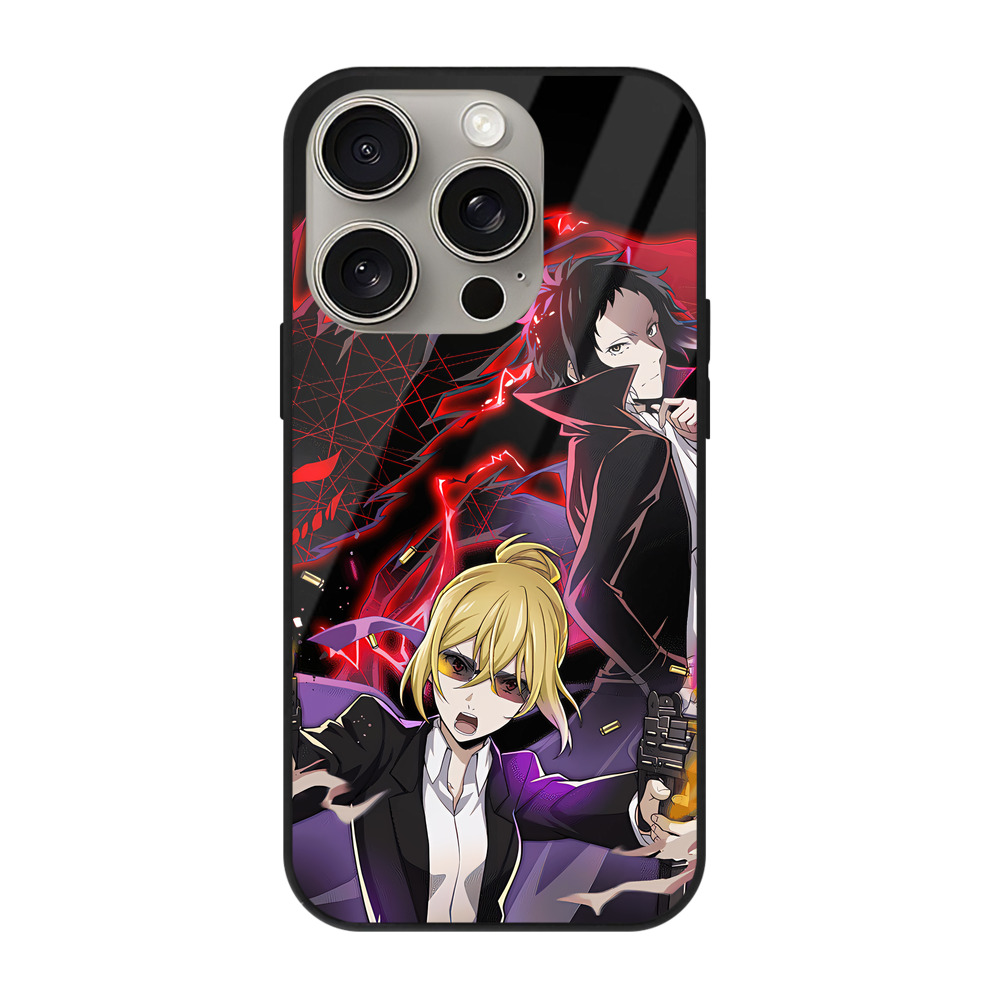 （画像用） 文豪ストレイドッグス Bungo Stray Dogs 【iPhone15Pro対応】スマホケース 耐衝撃＆黄変防止 背面ガラス
