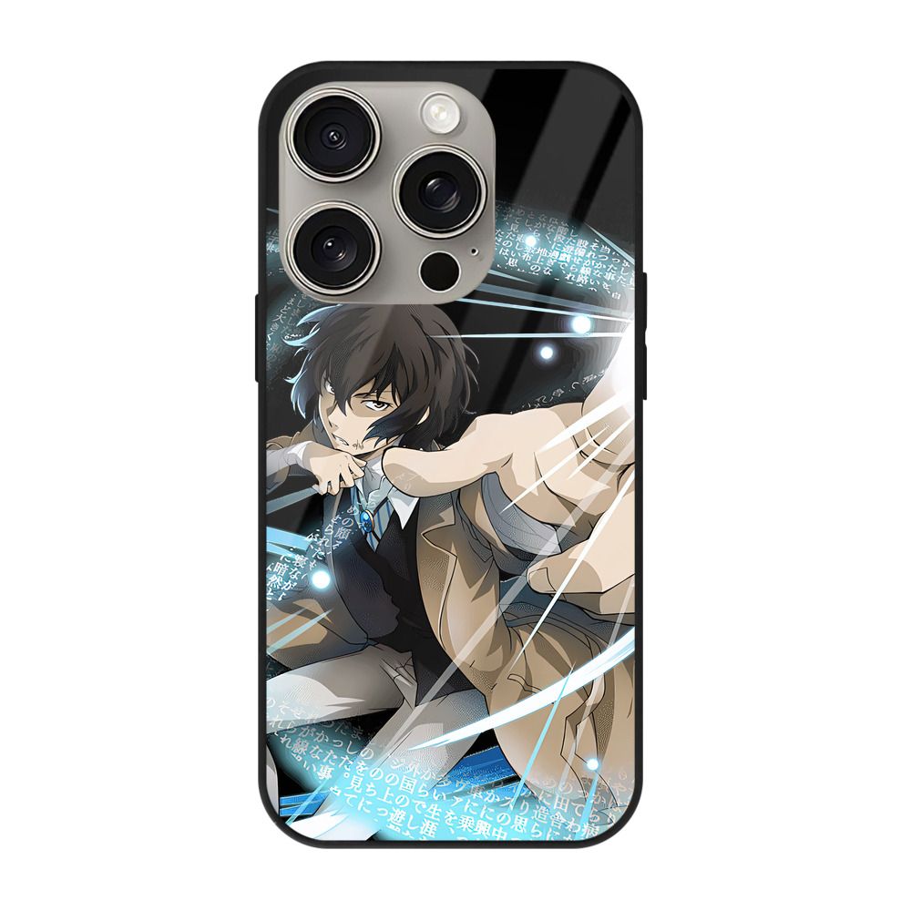 （画像用） 文豪ストレイドッグス Bungo Stray Dogs 【iPhone15Pro対応】スマホケース 耐衝撃＆黄変防止 背面ガラス