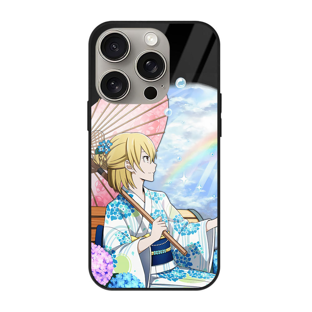 （画像用） 文豪ストレイドッグス Bungo Stray Dogs 【iPhone15Pro対応】スマホケース 耐衝撃＆黄変防止 背面ガラス