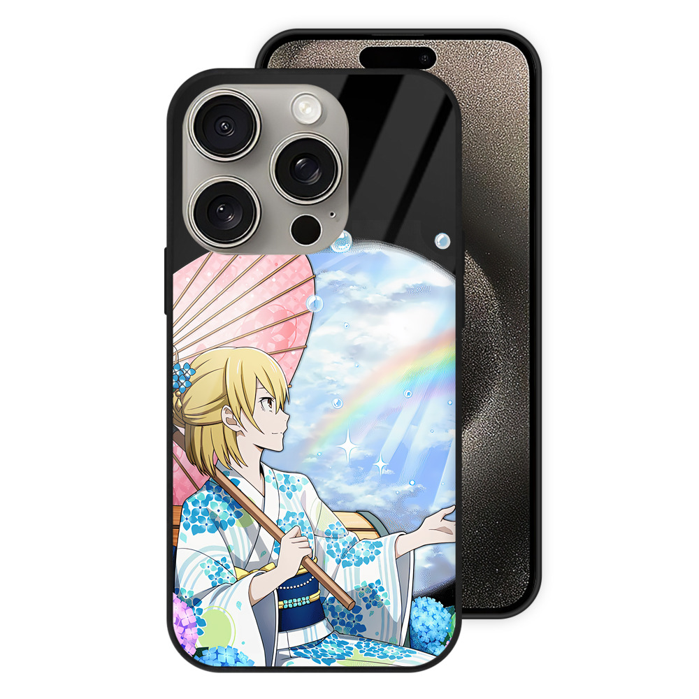 （画像用） 文豪ストレイドッグス Bungo Stray Dogs 【iPhone15Pro対応】スマホケース 耐衝撃＆黄変防止 背面ガラス