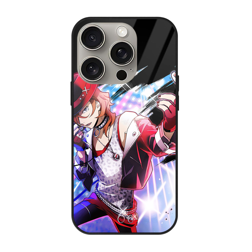 （画像用） 文豪ストレイドッグス Bungo Stray Dogs 【iPhone15Pro対応】スマホケース 耐衝撃＆黄変防止 背面ガラス